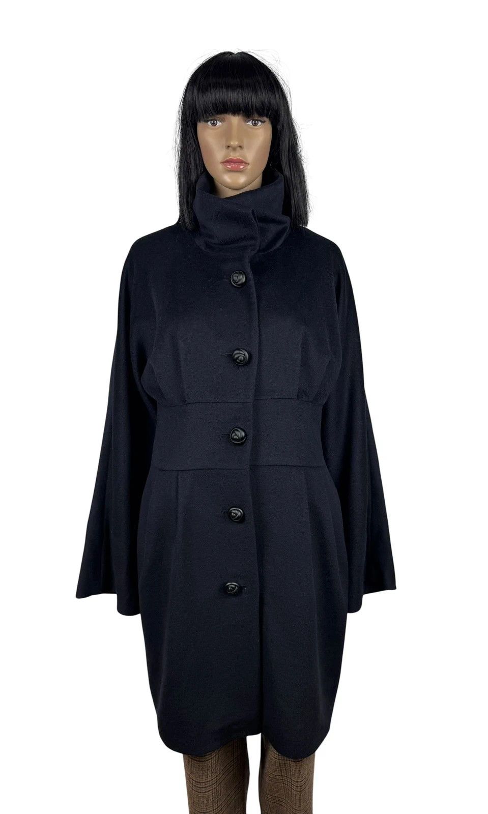 Other Delcorso Luxury Coat Wool Cashmere Mock Neck size 46 Size L / US 10 / IT 46 - 1 Thumbnail