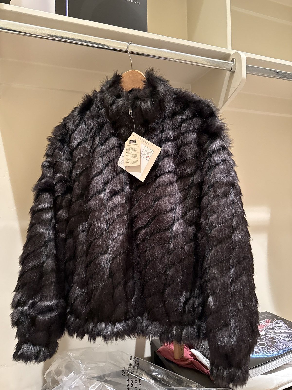 supreme Fur Collar Tweed Coat 15aw コート Supreme Fur Collar Car Coat (FW22) - $498