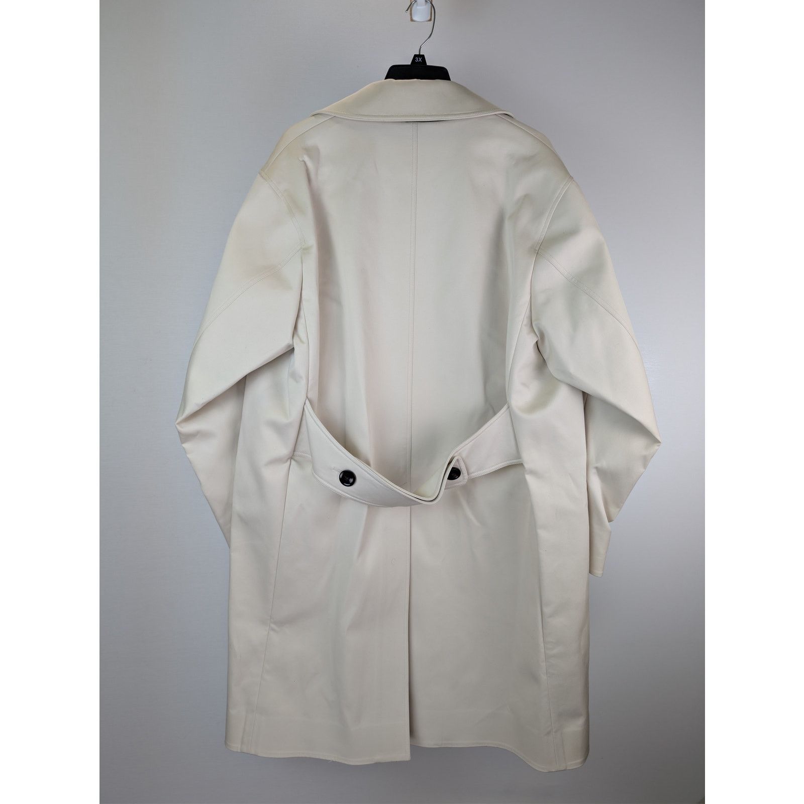 Tom Ford o1rshd1 CC20 Sportswear double-breasted leather coat White Size US M / EU 48-50 / 2 - 17 Thumbnail