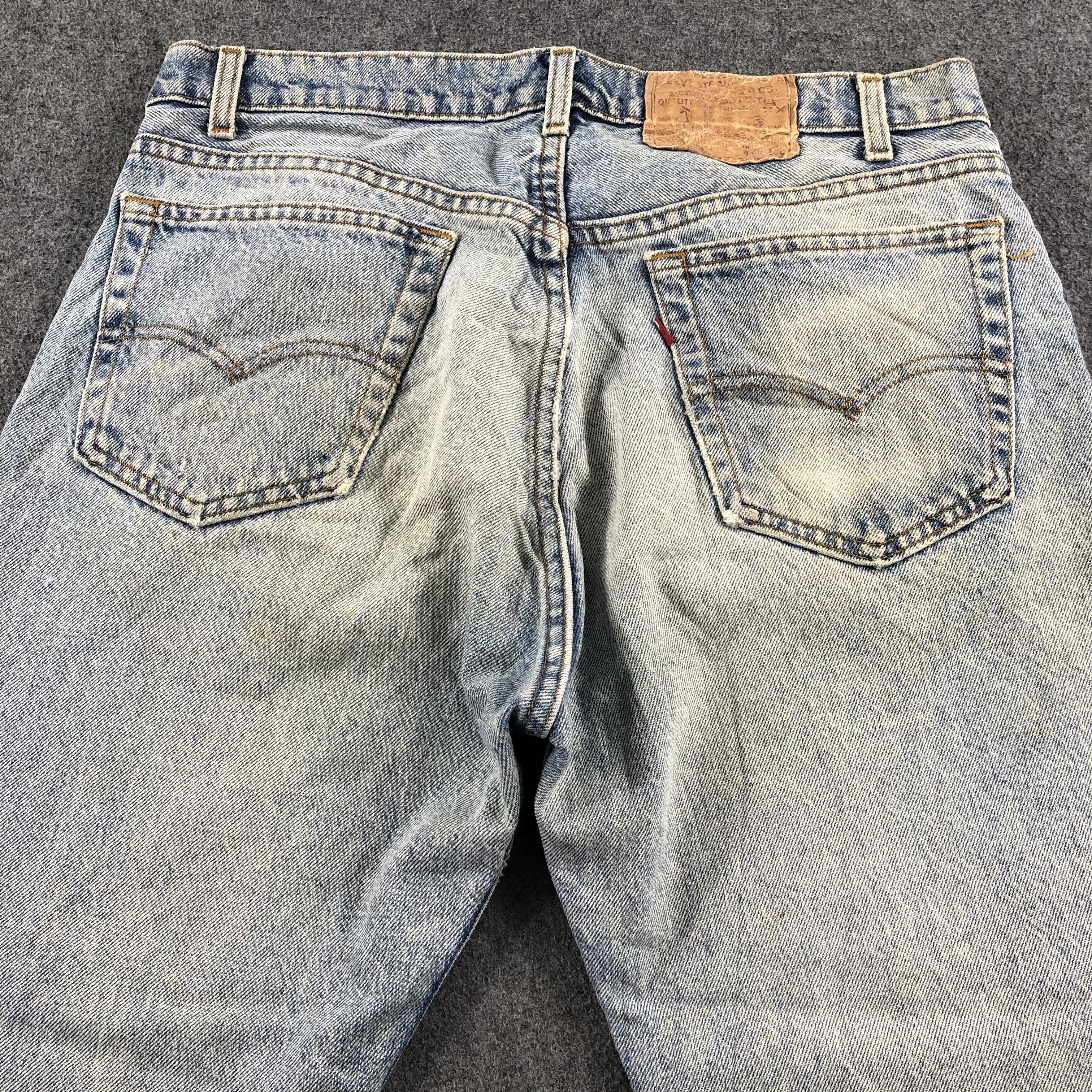Levi's 90s Vintage Blue Wash Levis 505 Jeans-J2406 Size US 34 / EU 50 - 4 Thumbnail