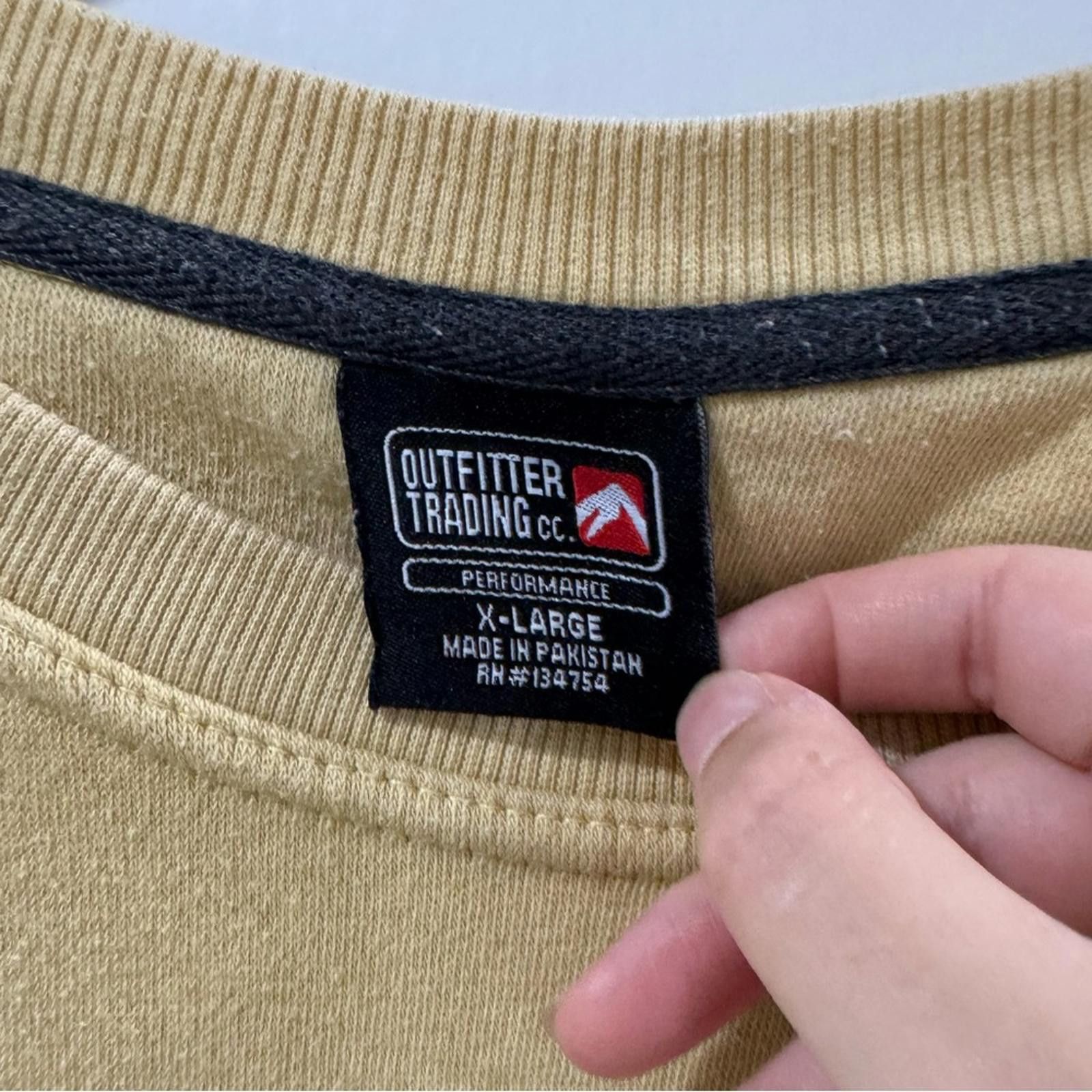 Designer Outfitter Trading Yellow Breckenridge Sweatshirt- Size XL Size XL / US 12-14 / IT 48-50 - 4 Thumbnail