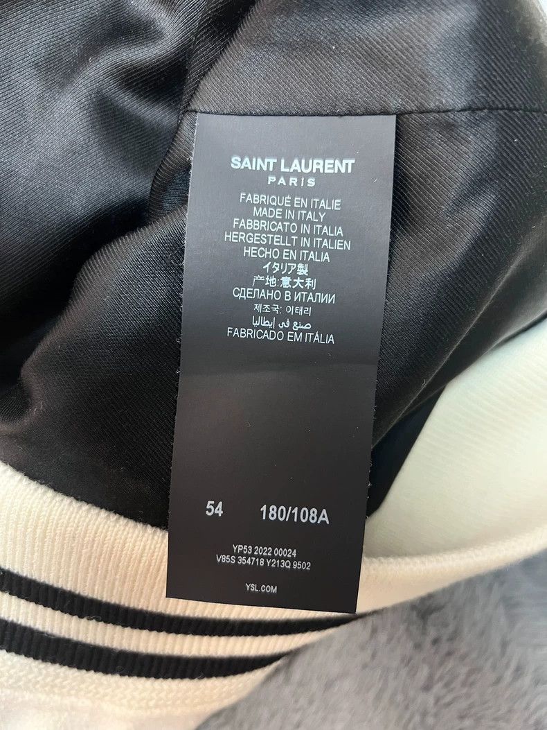 Saint Laurent Paris saint Laurent paris22 autumn and winter beige patchwork wo Size US L / EU 52-54 / 3 - 6 Thumbnail