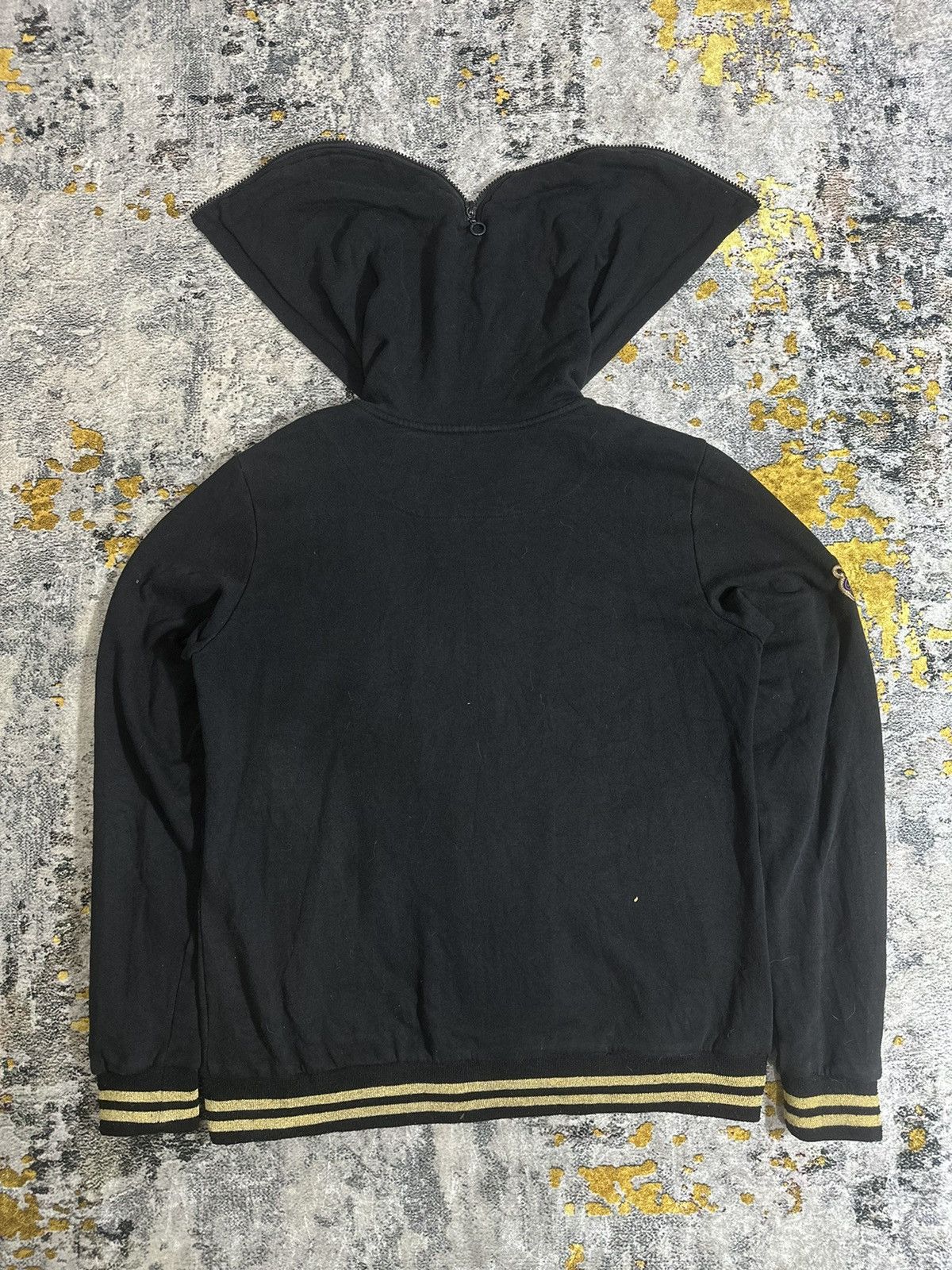 GOA GOA STYLE ZIPPER HOODIE BLACK COLOUR VERY NICE DESIGN Size US M / EU 48-50 / 2 - 4 Thumbnail
