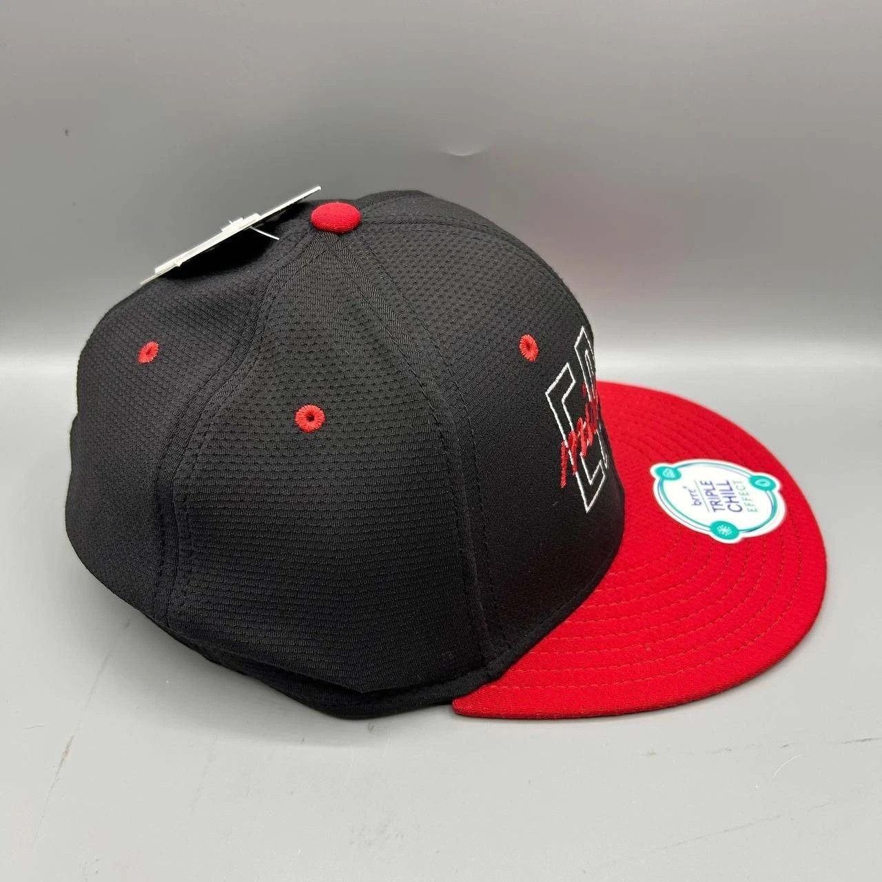 The Game East Mississippi Hat Men Black Red The Game Fitted Cap New M Size ONE SIZE - 6 Thumbnail