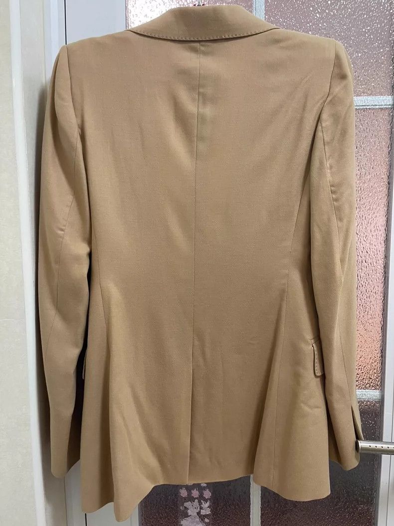 Loro Piana LORO PIANA Light khaki suit with small sheep's wool Size M / US 6-8 / IT 42-44 - 4 Thumbnail