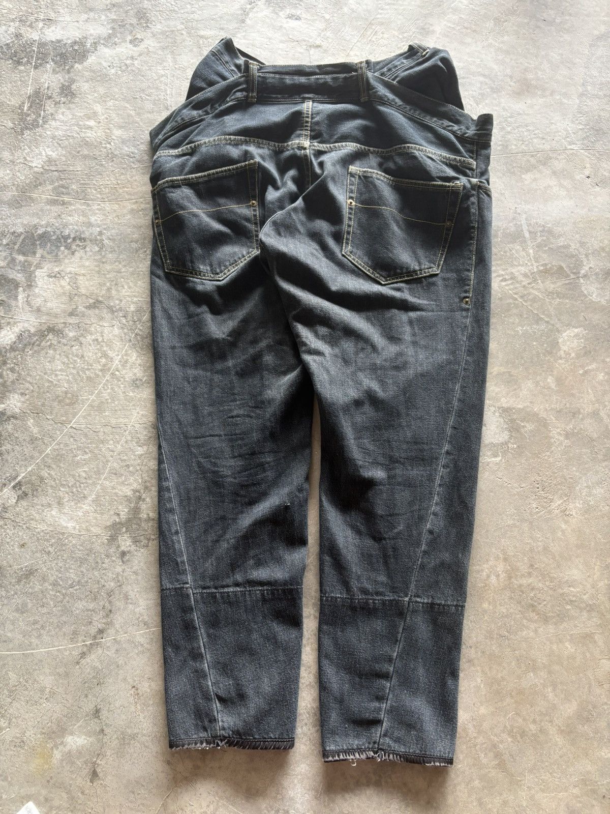 Frapbois FRAPBOIS doublewaist experimental jeans japanese punk gothic Size US 32 / EU 48 - 14 Thumbnail