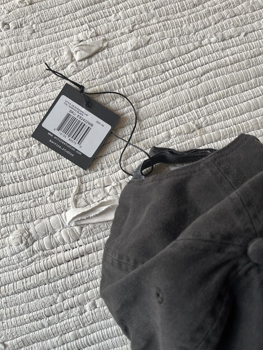 Entire Studios STANDARD CAP WASHED BLACK | Grailed