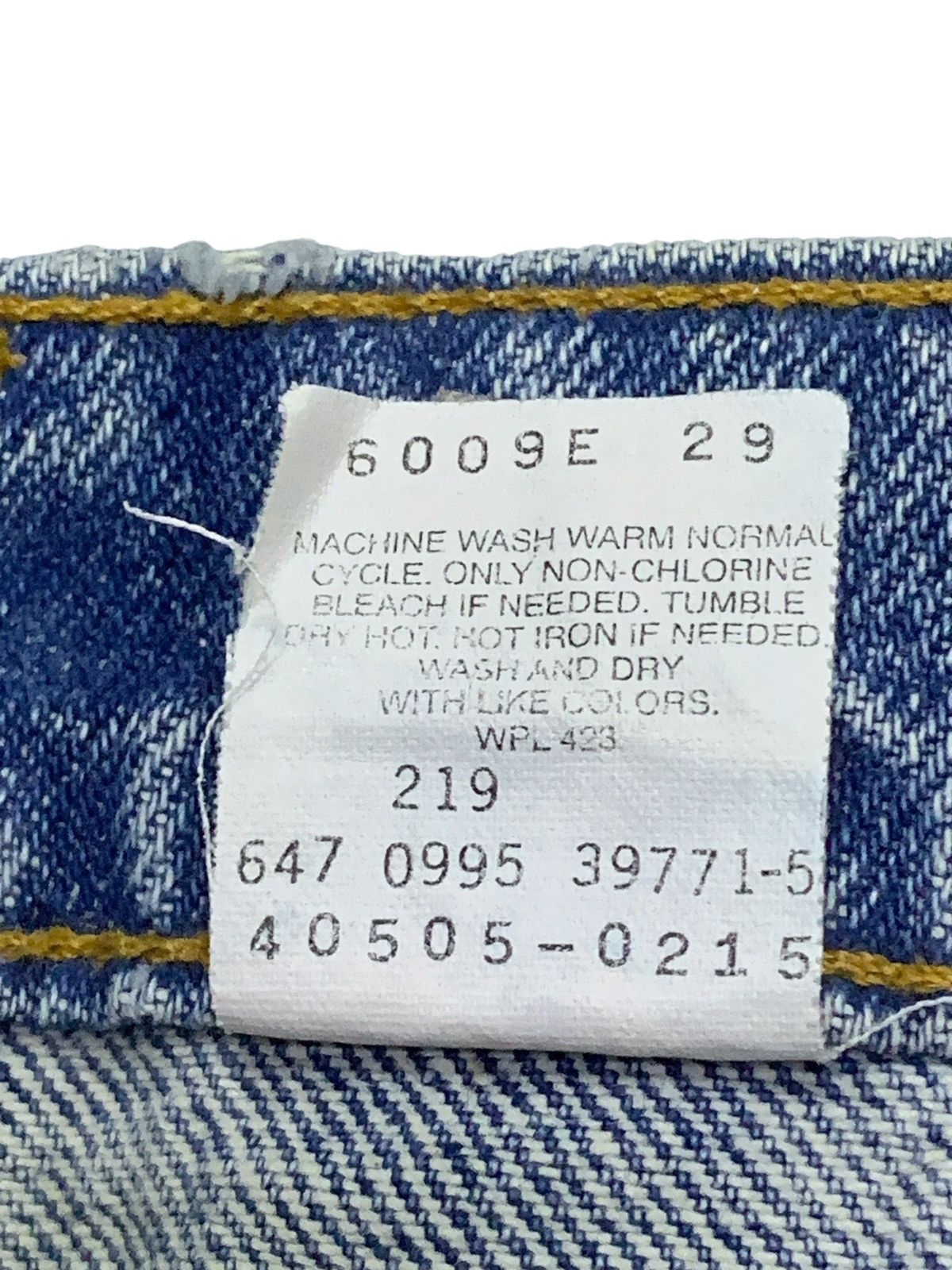 Levi's × Vintage Vintage Levis 505 Distressed Dirty Denim Pants Size US 34 / EU 50 - 18 Thumbnail
