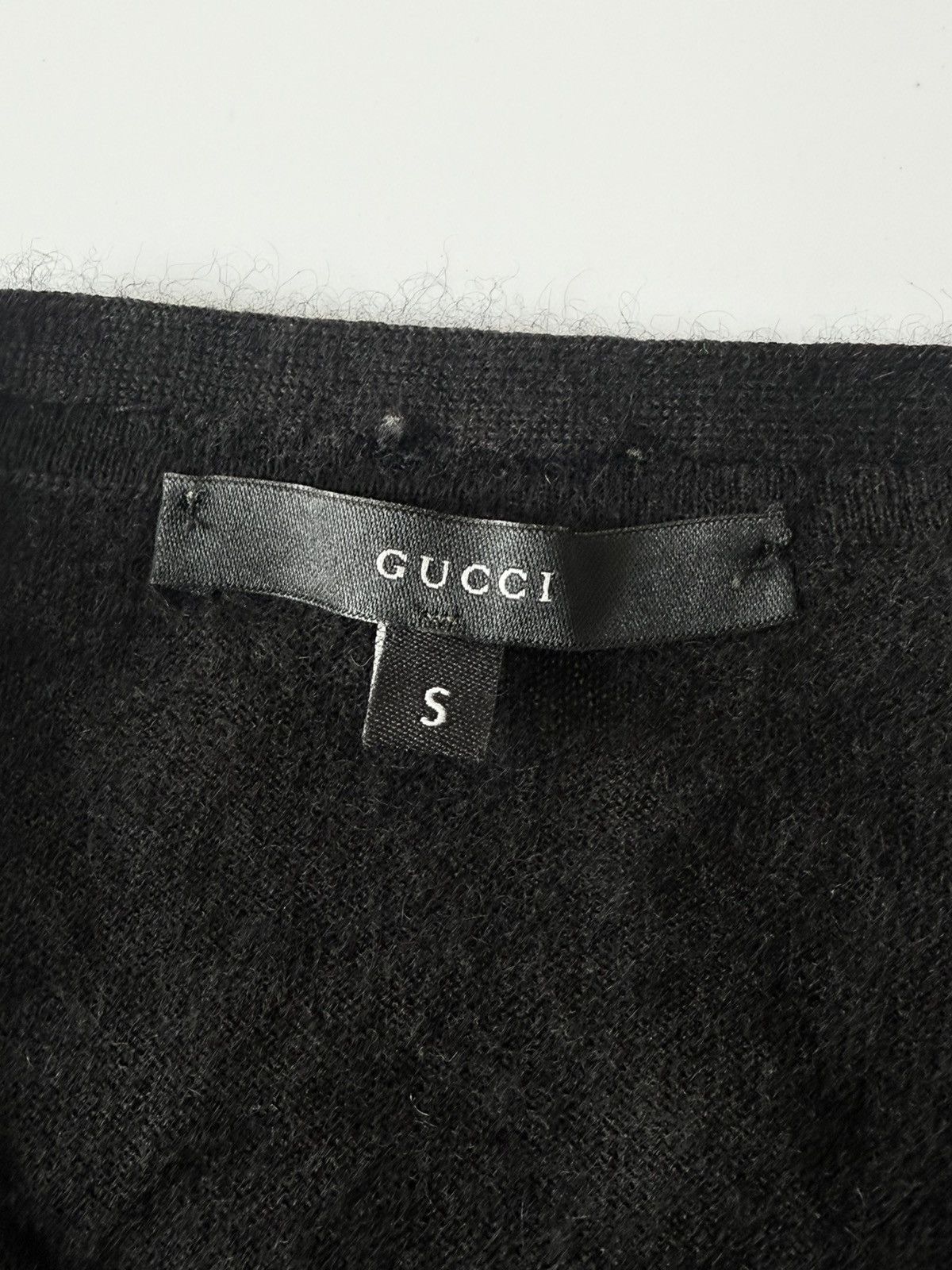 Gucci Gucci by Tom Ford V-Neck Cashmere Summer Knit with Ribbon Size S / US 4 / IT 40 - 6 Thumbnail