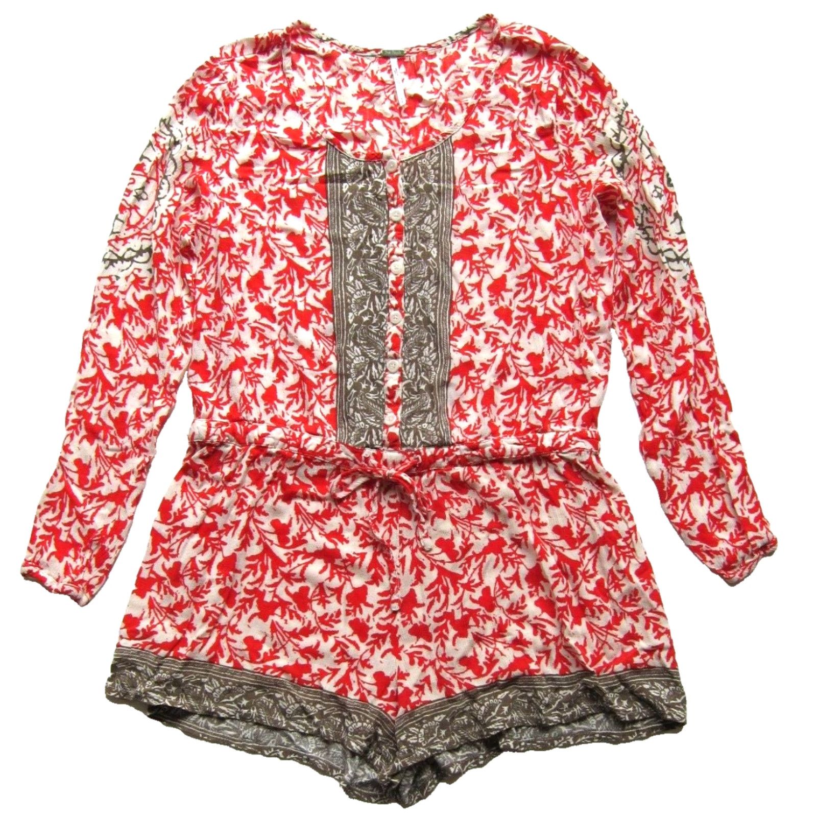 Free People Free People Romper Shirt Short? Size S / US 4 / IT 40 - 2 Thumbnail