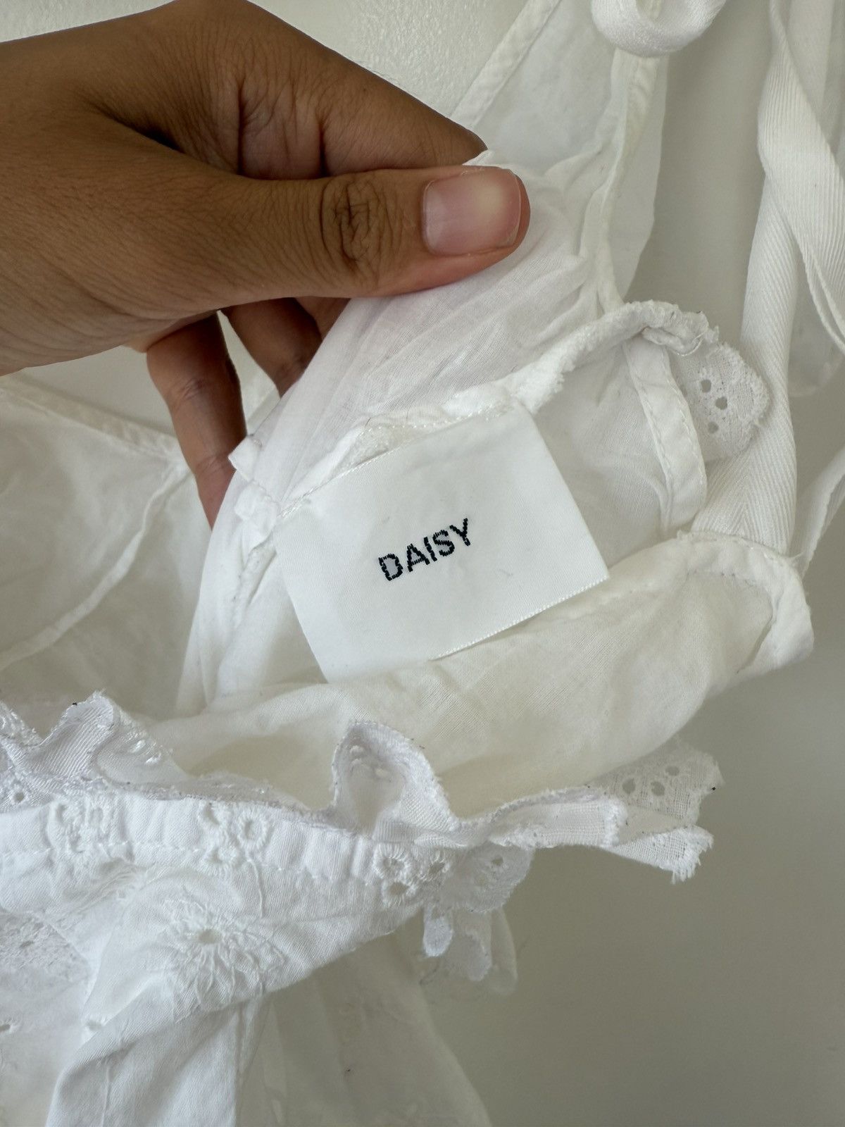 Other Daisy TV White Broderie Dreas Size M / US 6-8 / IT 42-44 - 5 Thumbnail