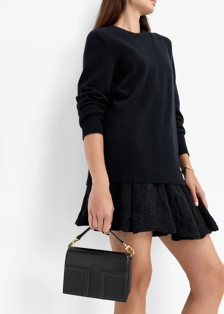 Toteme os11x0726 Size: OS / T-Flap Mini Bag in Black Size ONE SIZE - 2 Thumbnail