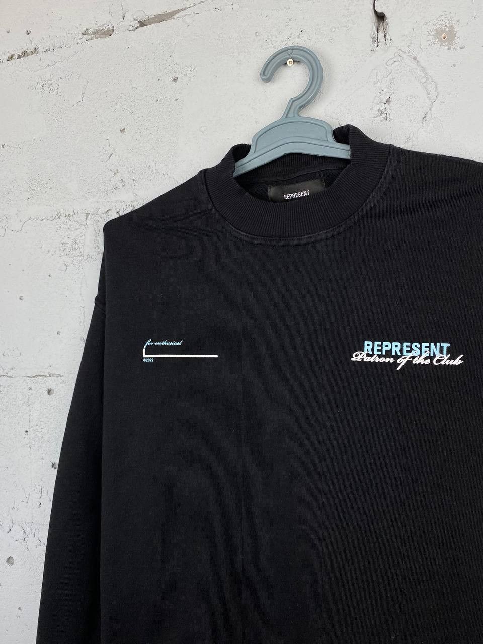 Represent Clo. Represent Patron of the Club Sweatshirt Black Size US M / EU 48-50 / 2 - 5 Thumbnail