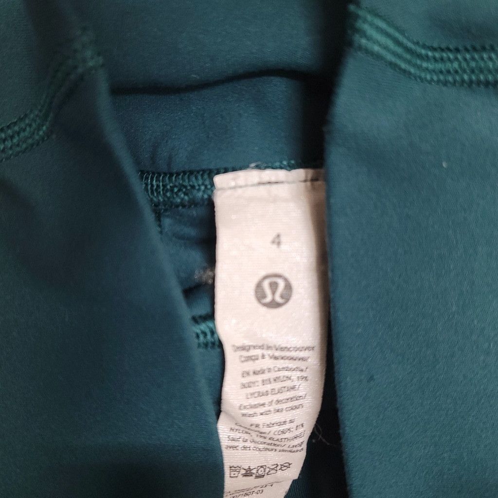 Lululemon LULULEMON Womens DOUBLE DAY Tight 28" Dark Uniform Blue Run Size 27" / US 4 / IT 40 - 8 Thumbnail