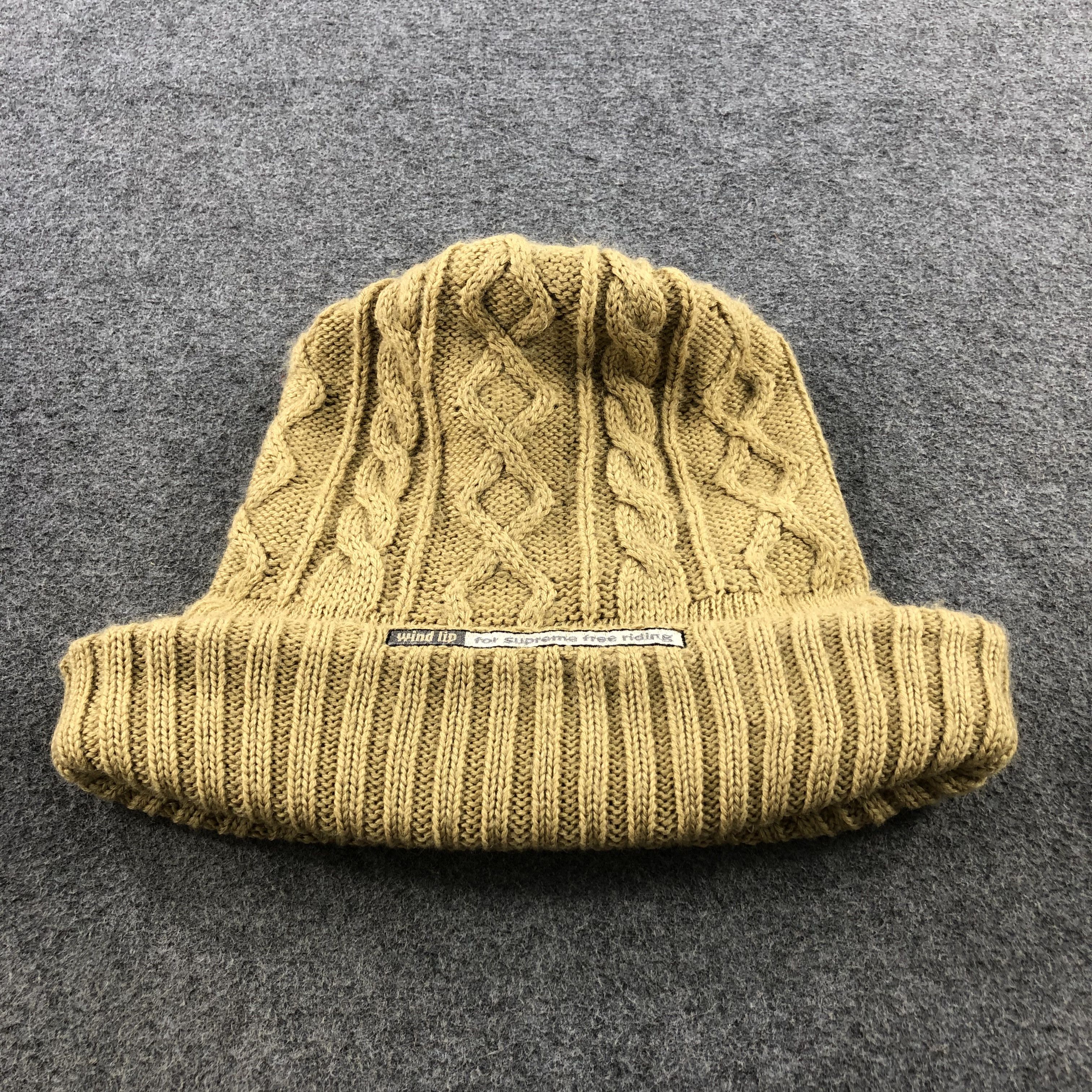 Vintage Wind Lip Cable Knit Beanie Snowcap Snow Winter Hat B34 Size ONE SIZE - 6 Thumbnail