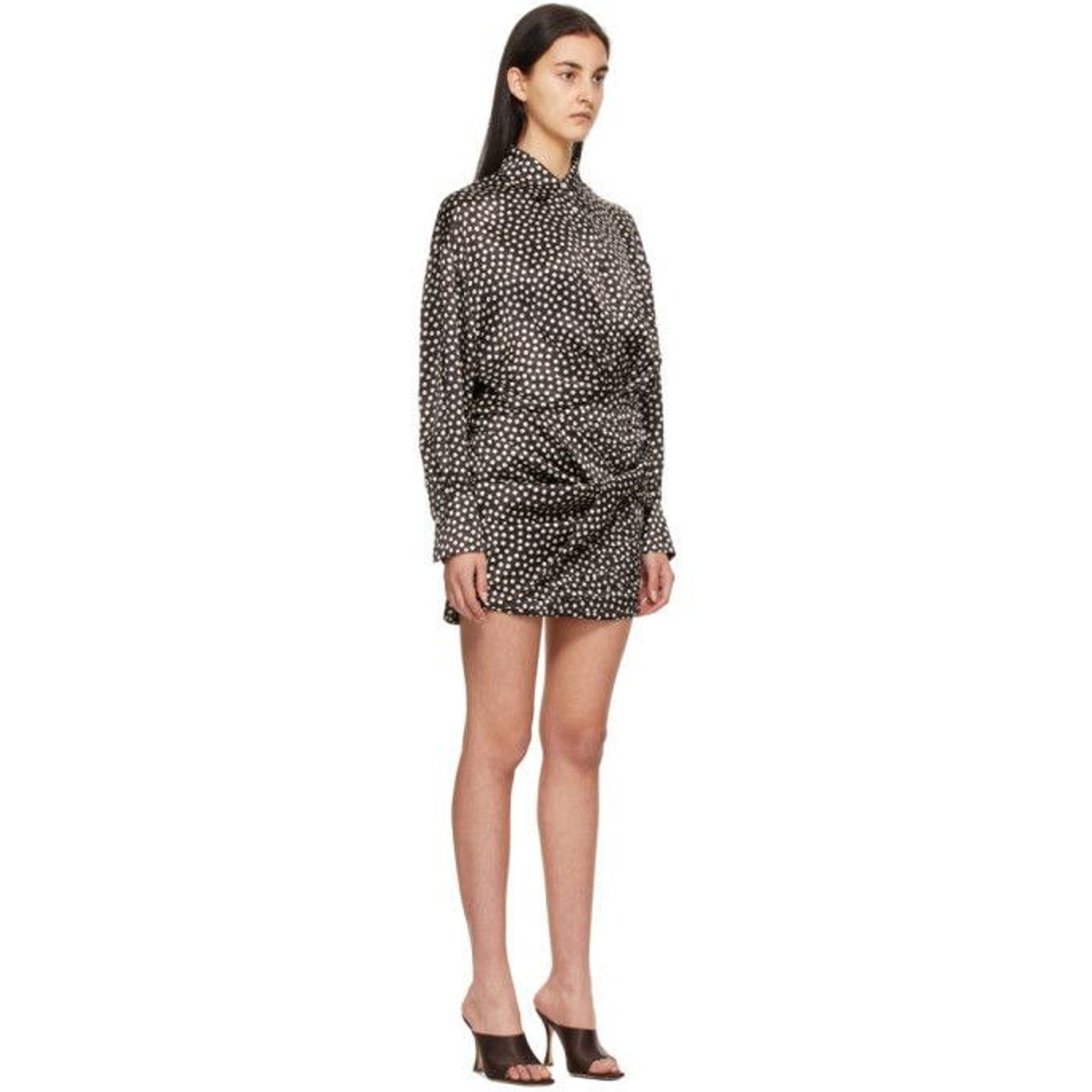 Magda Butrym Polka-Dot Silk Dress