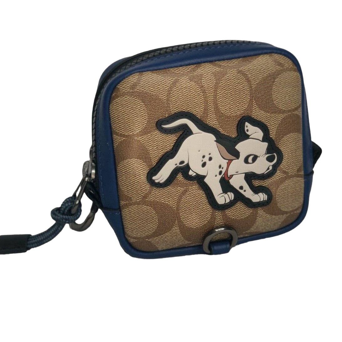 Coach Disney X Square Hybrid Pouch With Dalmatian$150