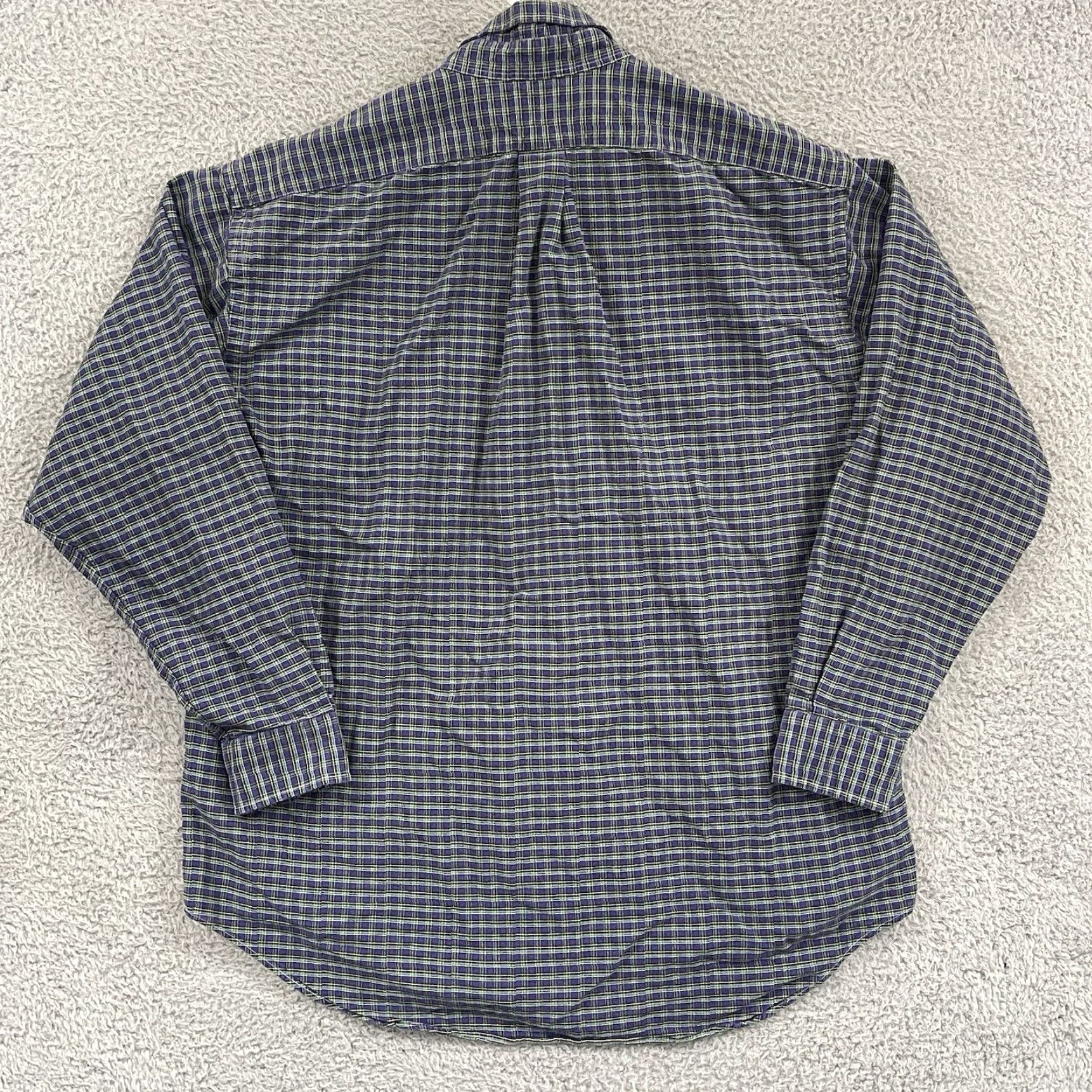Polo Ralph Lauren VINTAGE Polo Ralph Lauren Shirt Mens M Purple Green Check Plaid Long Sleeve Casual Size US M / EU 48-50 / 2 - 6 Thumbnail