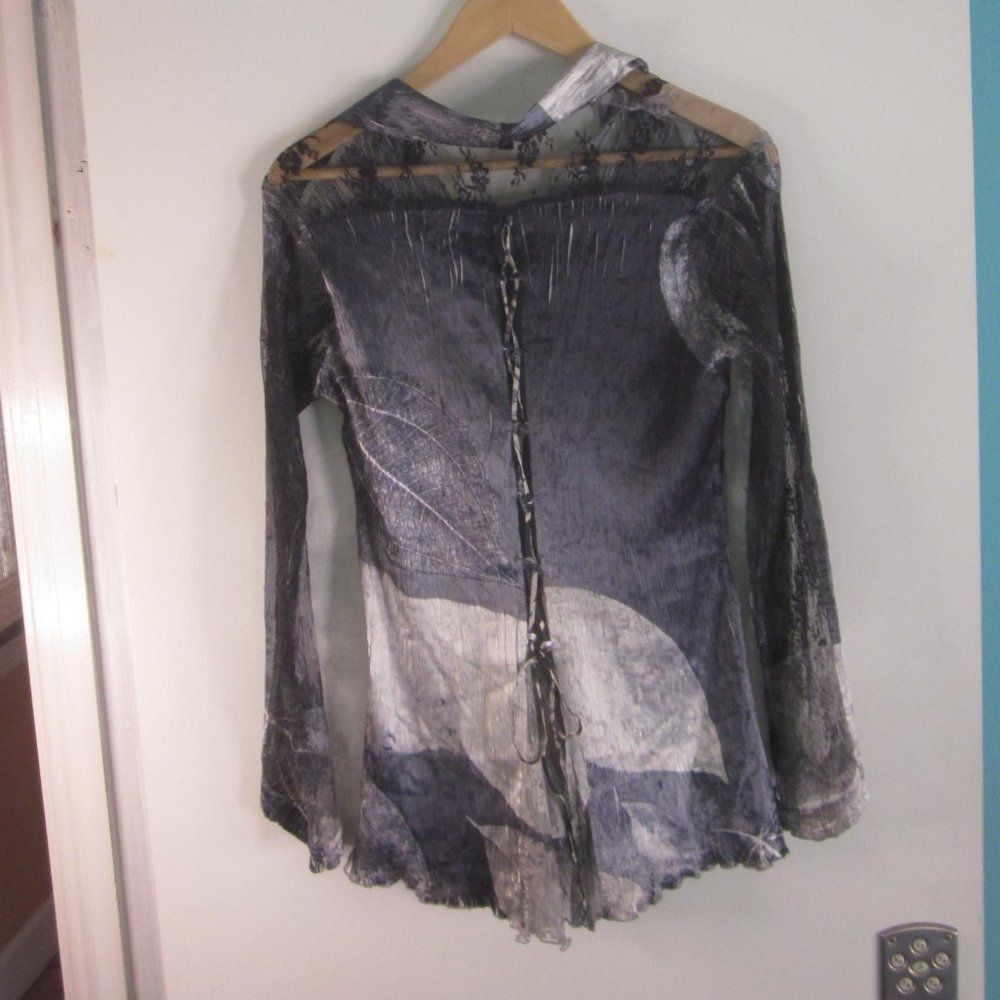 Other Komarov Blouse Lace Up Back Size M Size M / US 6-8 / IT 42-44 - 8 Thumbnail