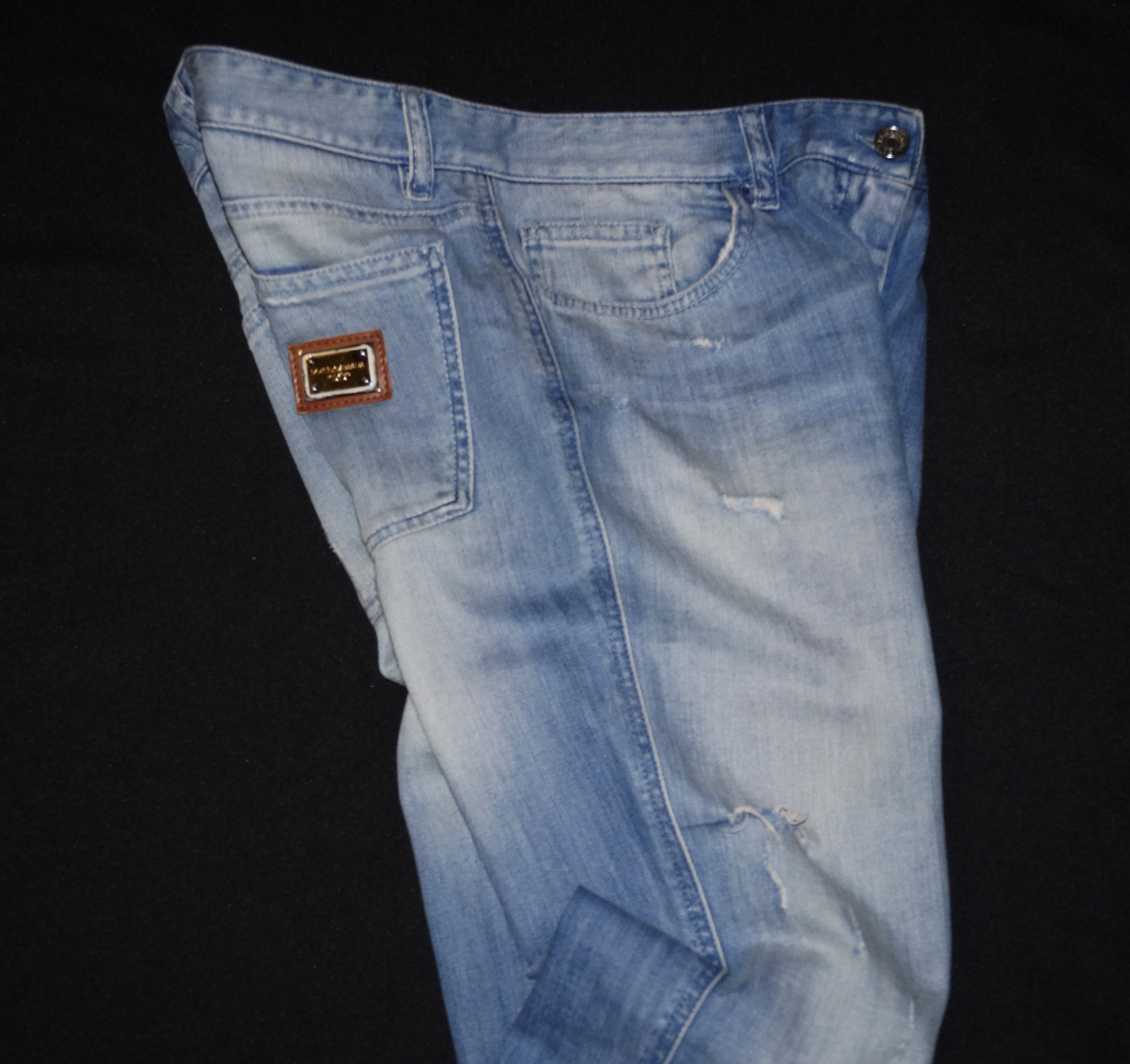 Dolce & Gabbana Dolce & Gabbana luxury Italian straigth jeans 42 size Size 42" / US 20 - 14 Thumbnail