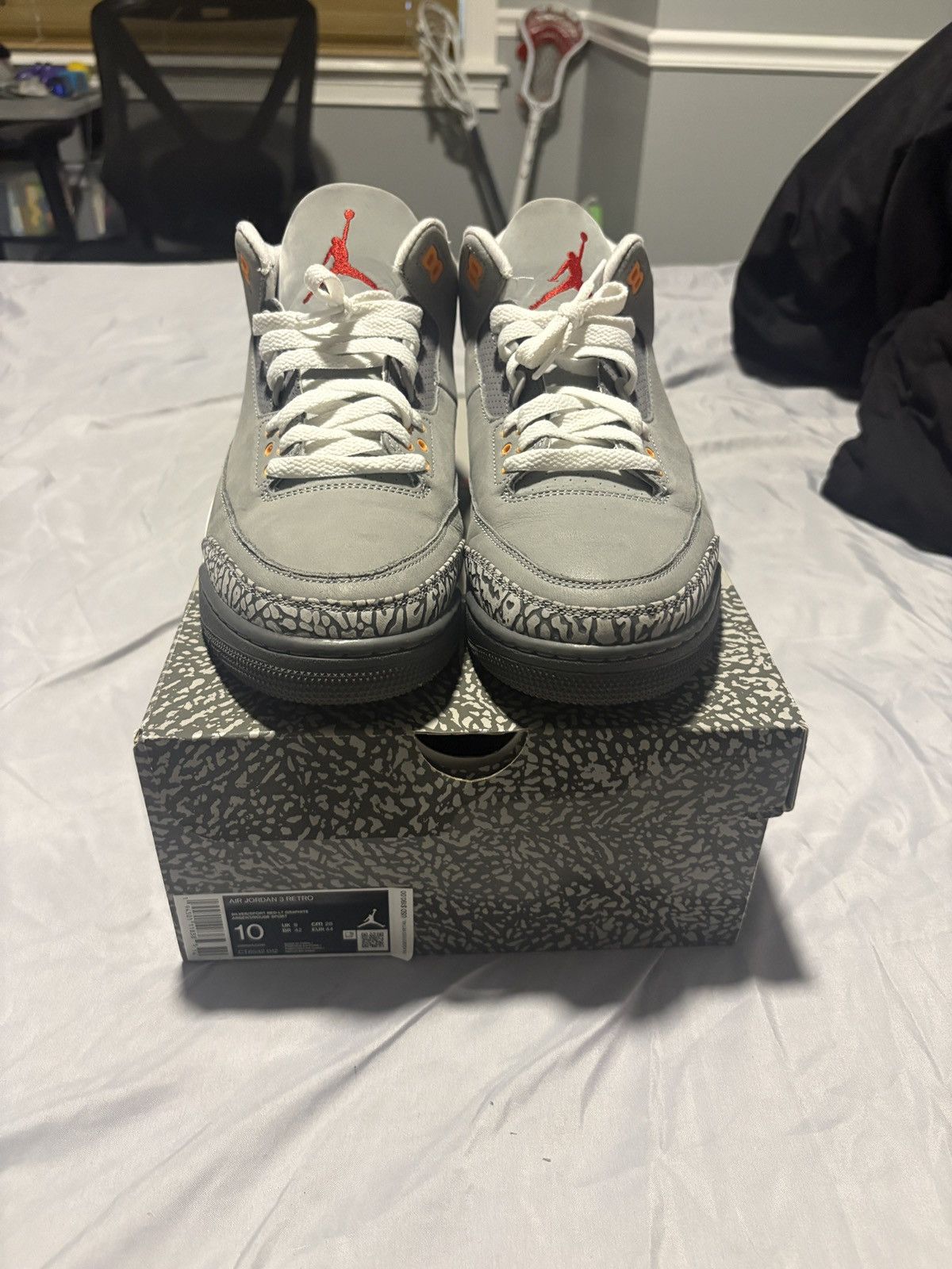 Jordan Brand Jordan 3 Cool Grey Size US 10 / EU 43 - 4 Thumbnail