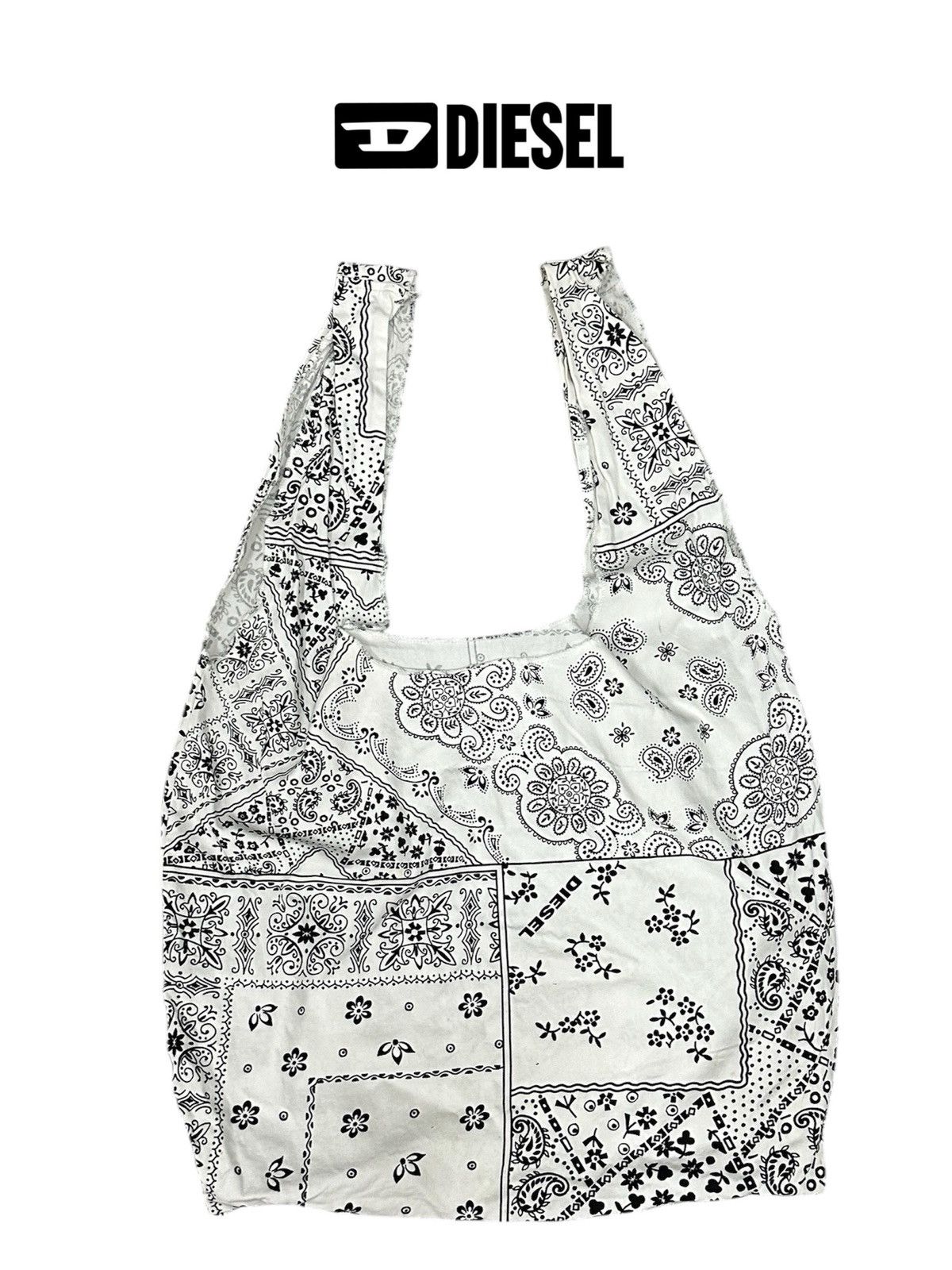 Diesel Diesel Paisley Design Eco Tote Bag Size ONE SIZE - 1 Thumbnail