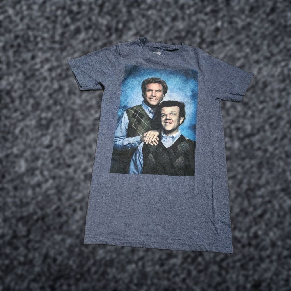 Vintage Vintage Men’s S Blue Step Brothers Movie Portrait T Shirt Funny Will Ferrell 2010s Size US S / EU 44-46 / 1 - 1 Thumbnail