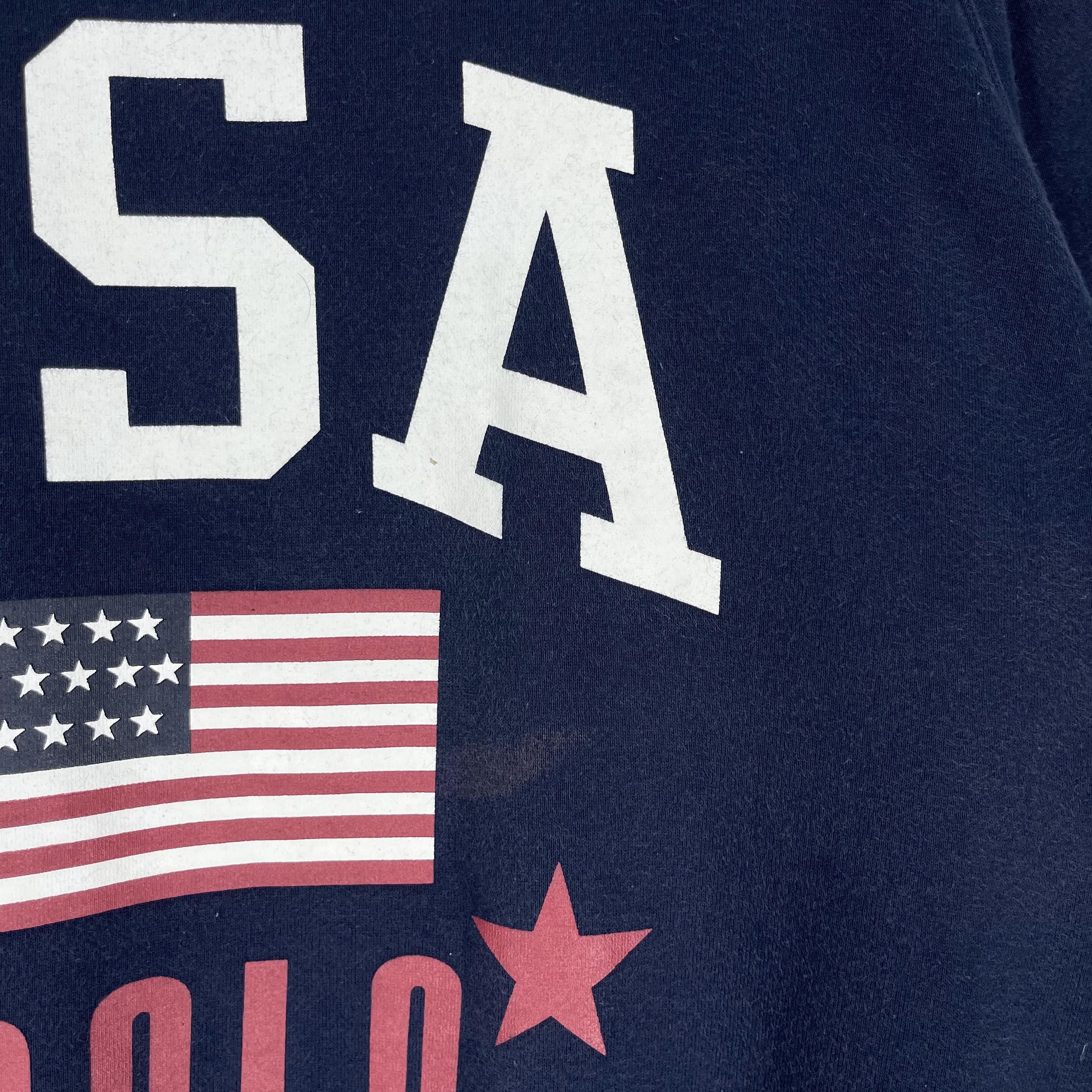 Polo Ralph Lauren Vintage POLO RALPH LAUREN American Flag Printed Sweatshirt Size US M / EU 48-50 / 2 - 3 Thumbnail