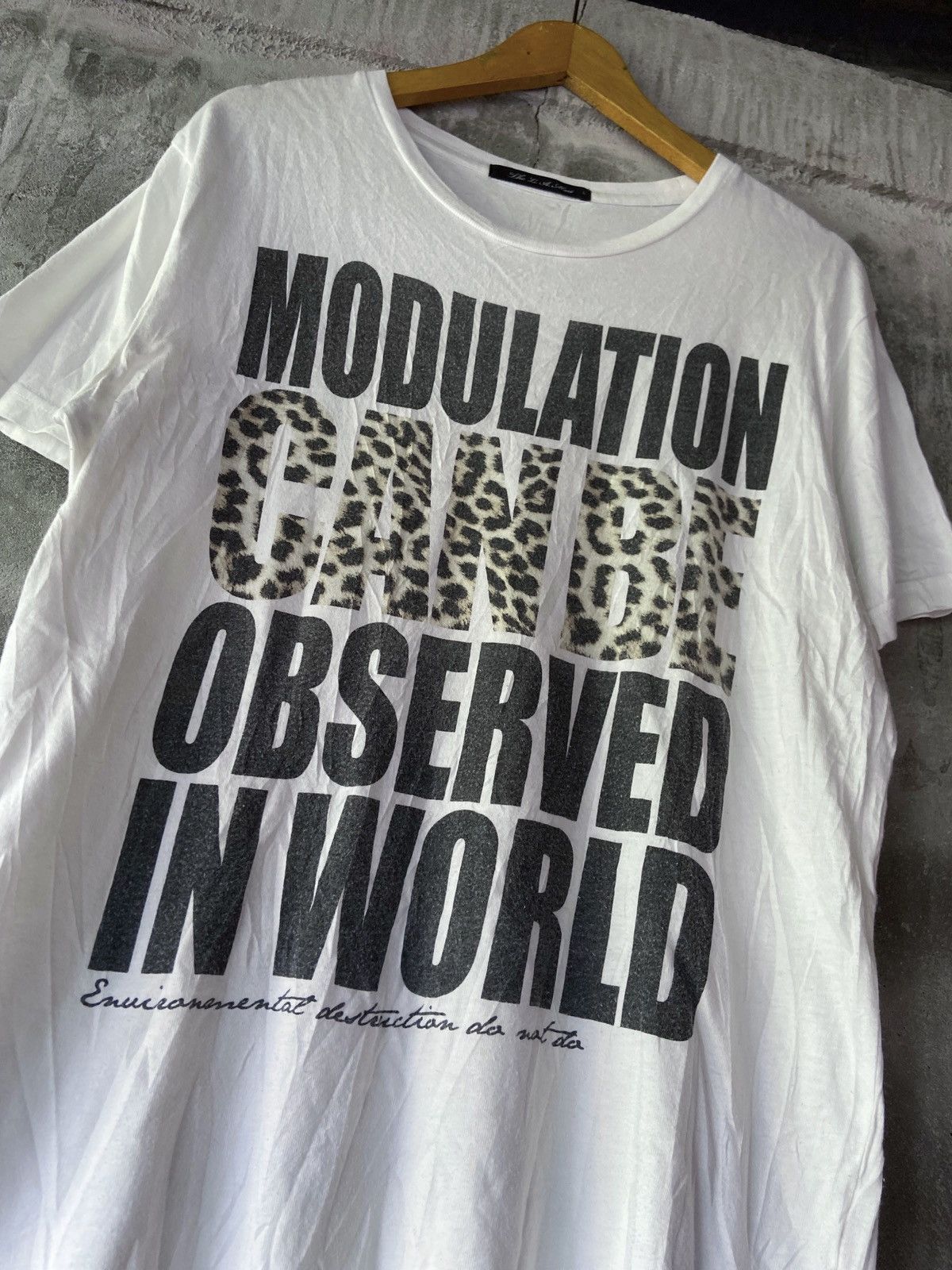 Beauty Beast × Hysteric Glamour × Japanese Brand MODULATION CAN BE OBSERVED IN WORLD LEOPARD DESIGN TEE Size US L / EU 52-54 / 3 - 2 Thumbnail