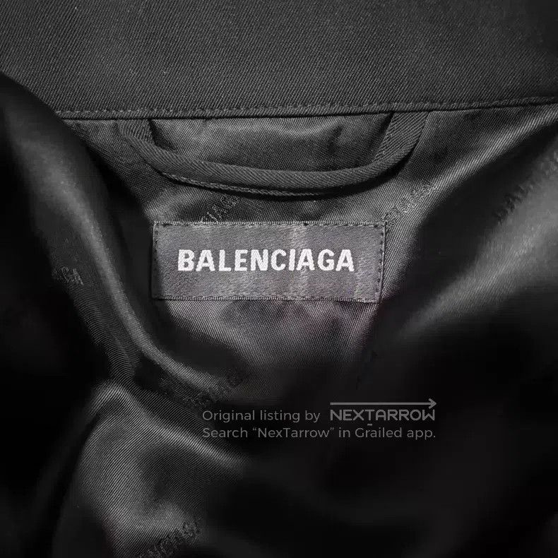 Balenciaga Balenciaga Sponge Shoulder Padded Suit Shirt Jacket Size US S / EU 44-46 / 1 - 3 Thumbnail