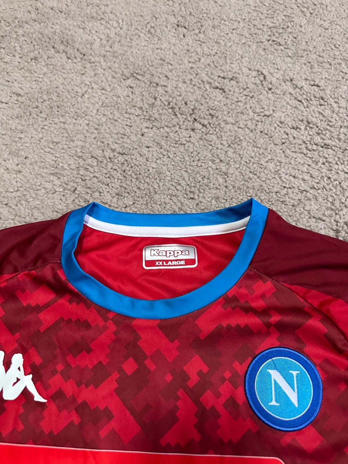 Kappa Kappa SSC Napoli 2019/20 GK Football Shirt Soocer Jersey Size US XXL / EU 58 / 5 - 4 Thumbnail