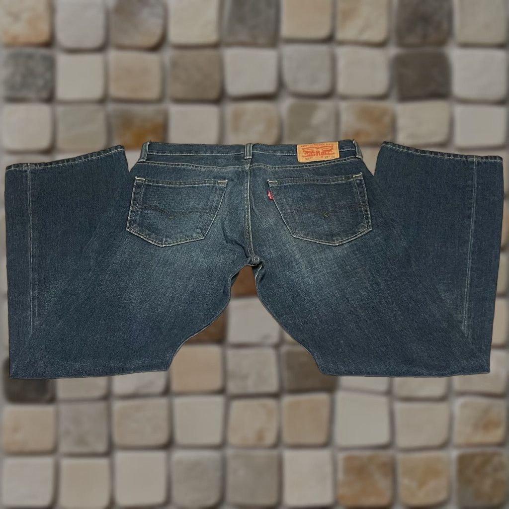 Levi's Levi's 527 Jeans Blue Boot Cut Denim Western 34x31 Regular Mens Belt Loops 5-Pocket Cotton Denim Medium Wash Vintage No 527 Model Cowboy Theme Western Size US 34 / EU 50 - 1 Thumbnail