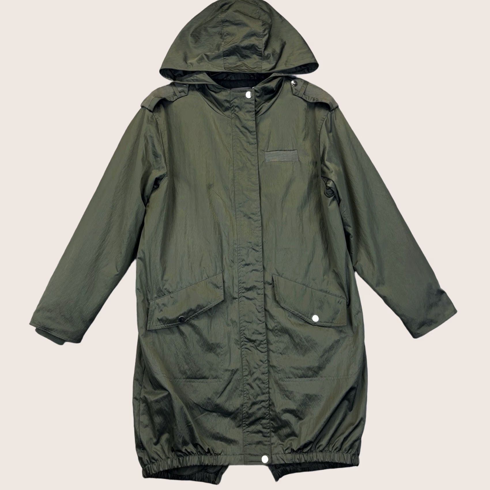 Vintage Mint Velvet Parka Jacket Size UK 8 – Womens Star Design Khaki Hooded – Vintage Style Size M / US 6-8 / IT 42-44 - 1 Thumbnail