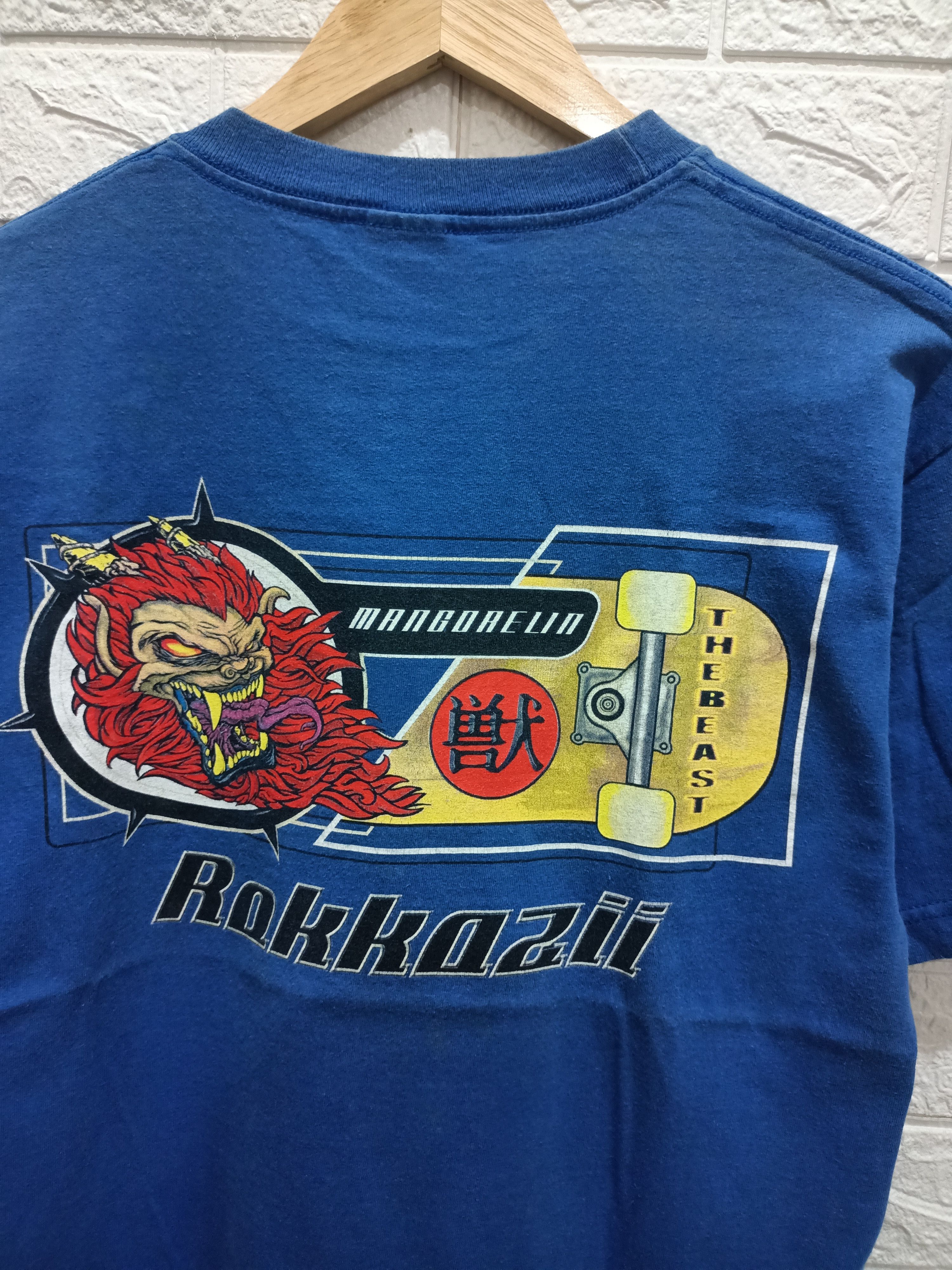 Hook-Ups Rare Vintage 90s The Beast Rokazzi Skateboard Hook Ups Tee Size US M / EU 48-50 / 2 - 4 Thumbnail