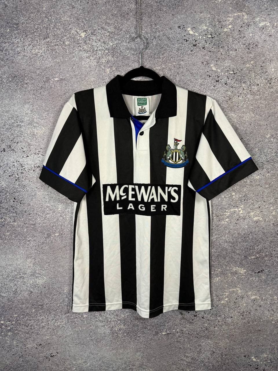 Vintage 90's Newcastle United 1993/94 Home 2 Score Draw Jersey Size US S / EU 44-46 / 1 - 1 Thumbnail