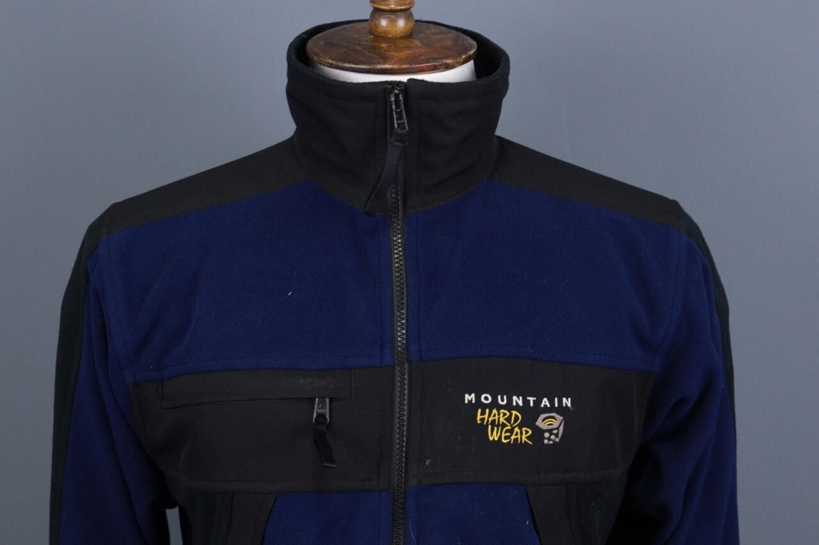 Mountain Hardwear Mountain Hardwear Blue / Black Fleece Track Jacket Size S Size US S / EU 44-46 / 1 - 2 Thumbnail