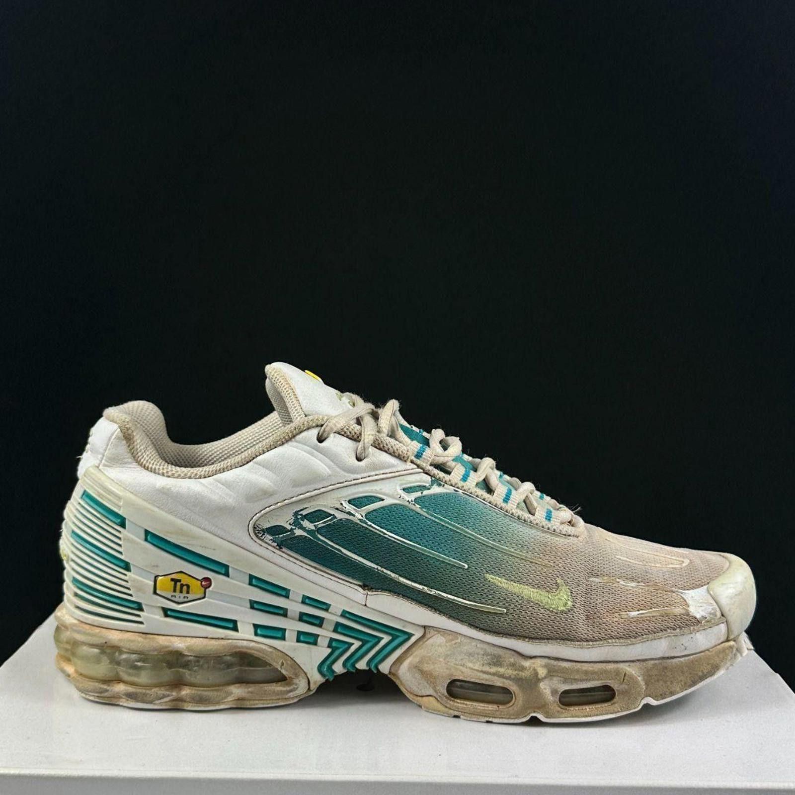 Nike 💎 RETRO WHITE & TEAL NIKE AIR MAX PLUS 3 💎 Size US 8 / EU 41 - 2 Thumbnail