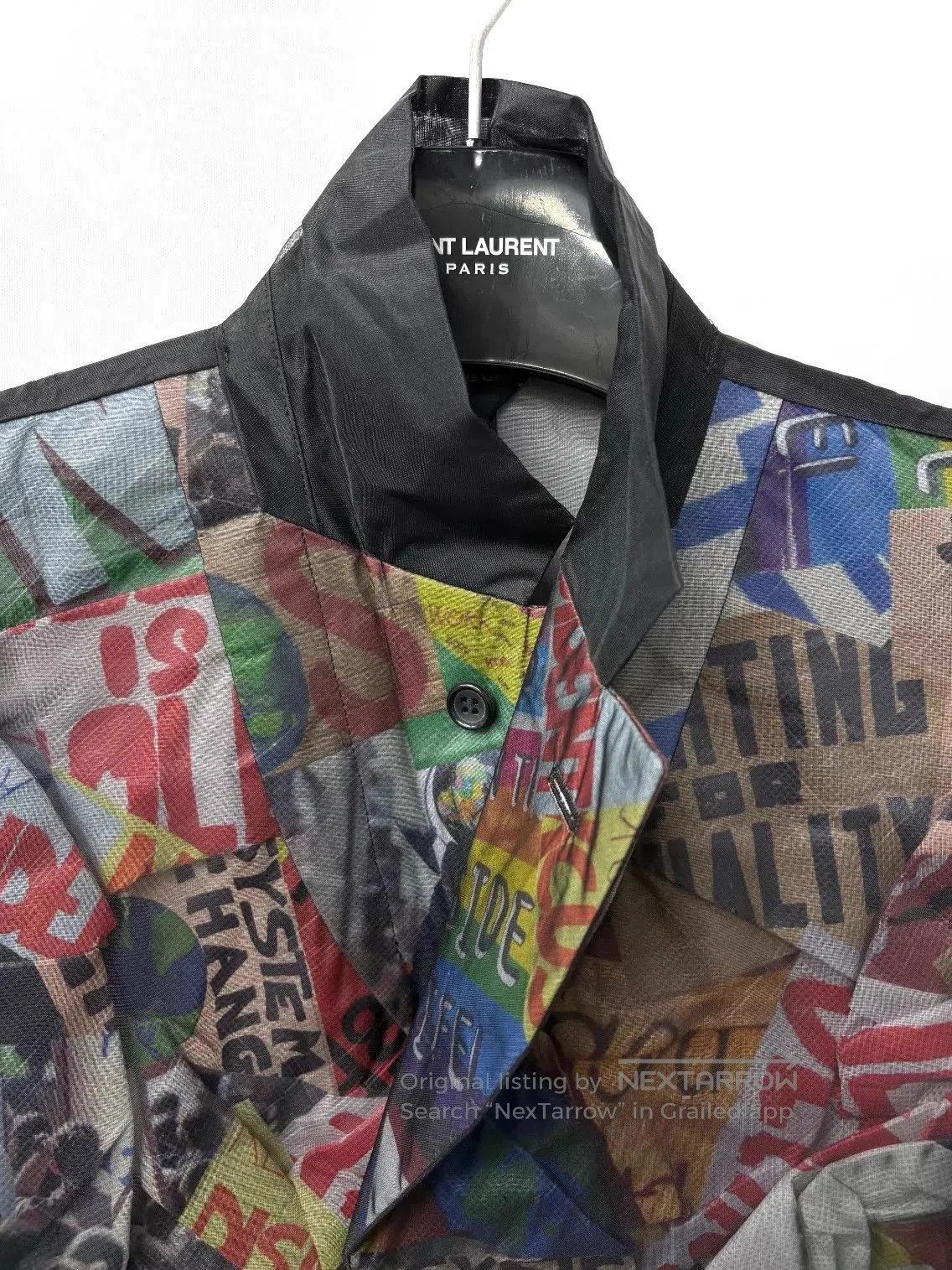 Comme des Garcons Multi Color Graphic Print Light Jacket. Size US M / EU 48-50 / 2 - 4 Thumbnail