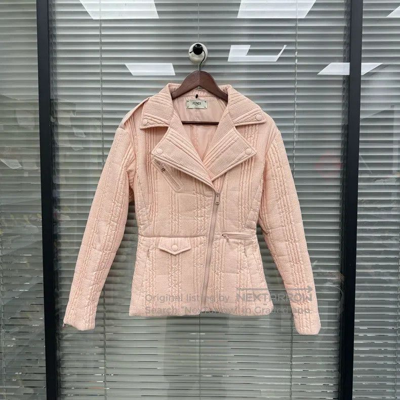 Fendi Fendi Pink Quilted Jacket Size XS / US 0-2 / IT 36-38 - 1 Thumbnail