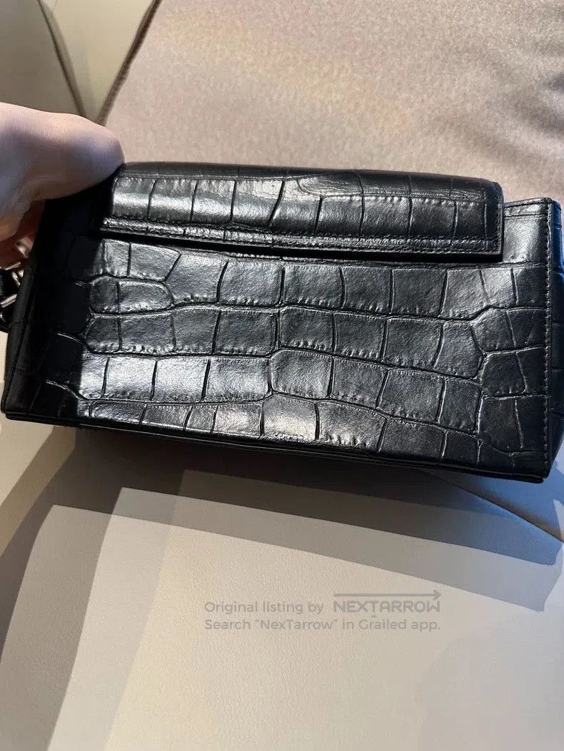 Vivienne Westwood Vivienne Westwood Hazel Black Croc Bag. Size ONE SIZE - 5 Thumbnail