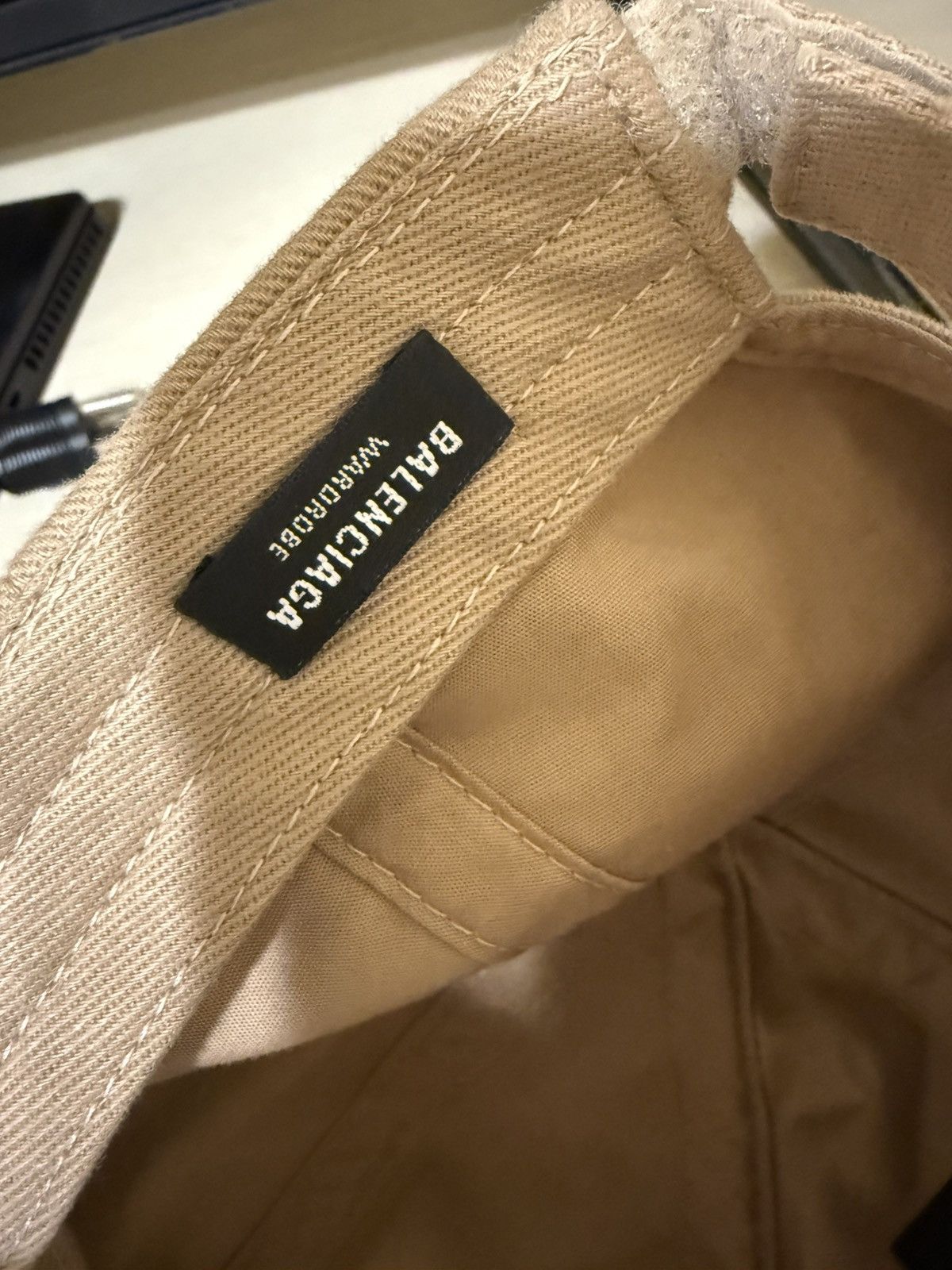 Balenciaga Balenciaga Ballcap Tan Size ONE SIZE - 6 Thumbnail