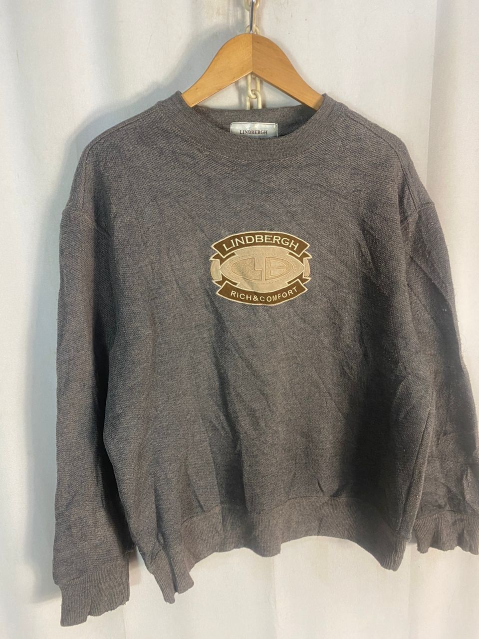 Lindbergh Vintage Lindbergh embroidered logo sweatshirt Size US M / EU 48-50 / 2 - 4 Thumbnail