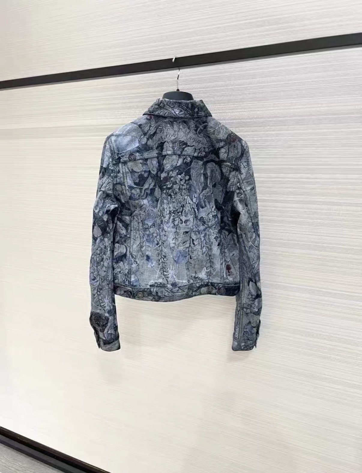 Dior Dior Floral Pattern Denim Cropped Jacket J33 Size S / US 4 / IT 40 - 2 Thumbnail