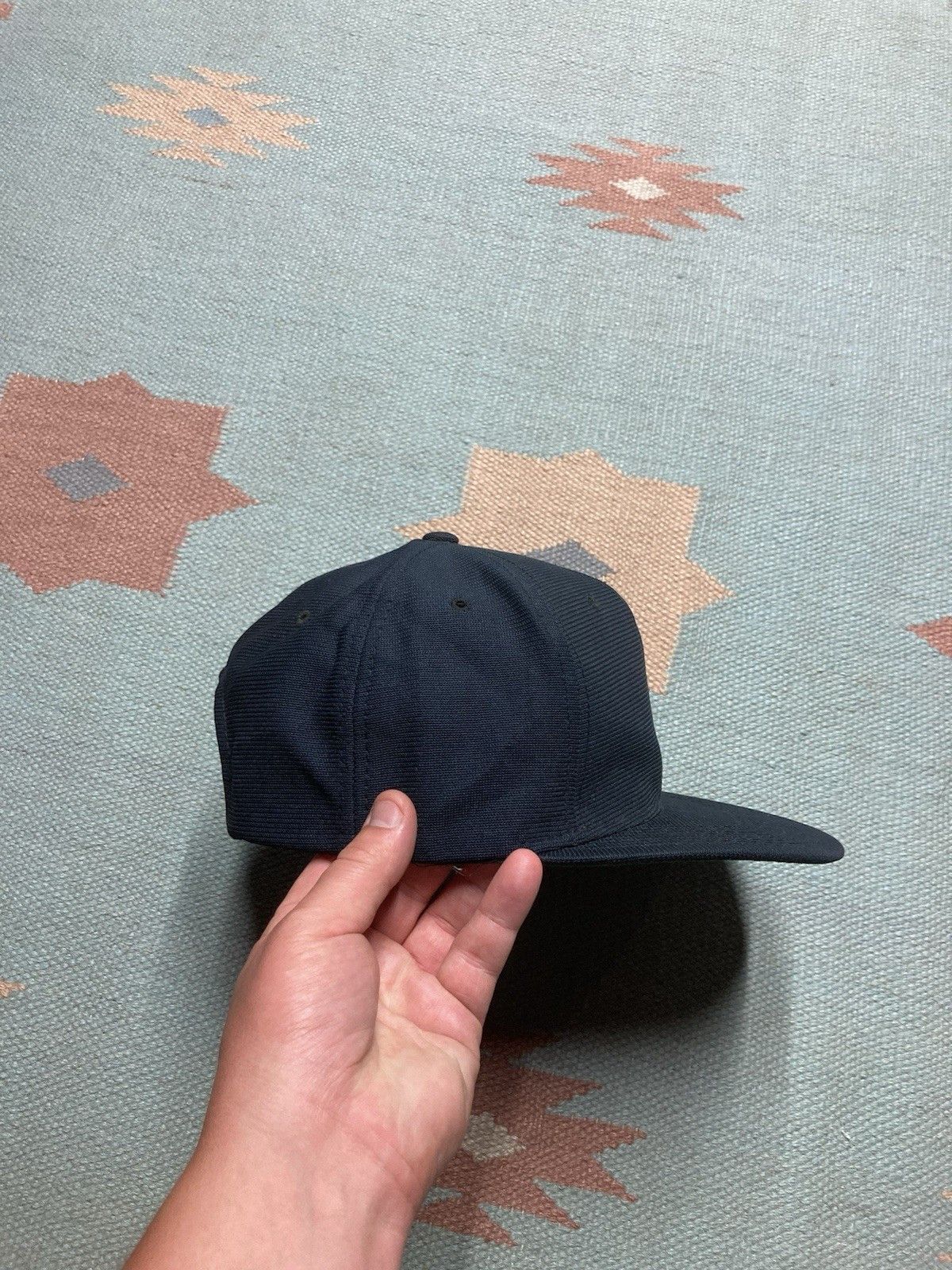 Vintage Vtg 80s SnapBack hat cap new era pro design blank navy blue Size ONE SIZE - 8 Thumbnail