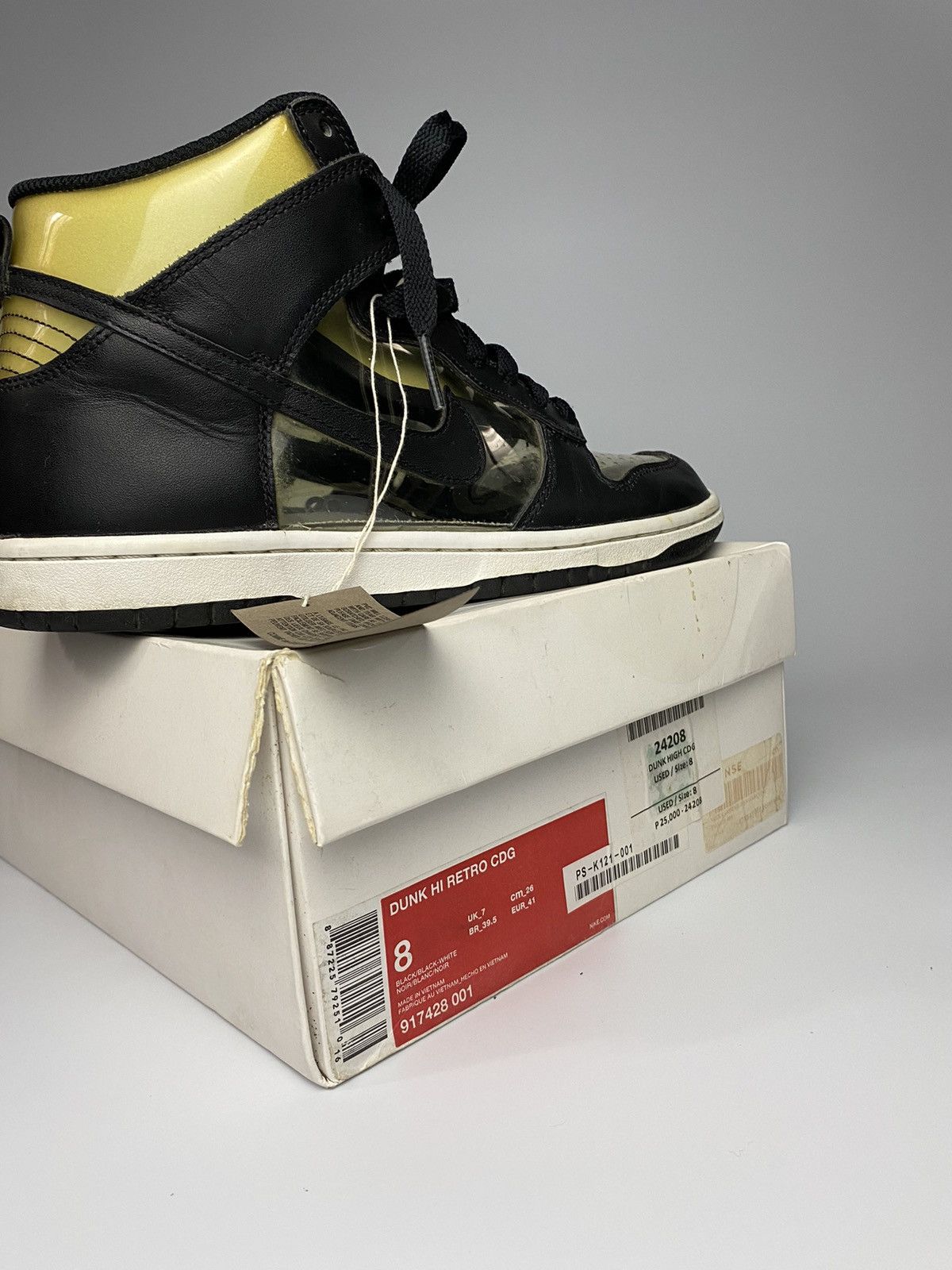 Comme des Garcons × Nike Comme des garcons x Dunk High Retro "Clear" Size 8us Size US 8 / EU 41 - 7 Thumbnail