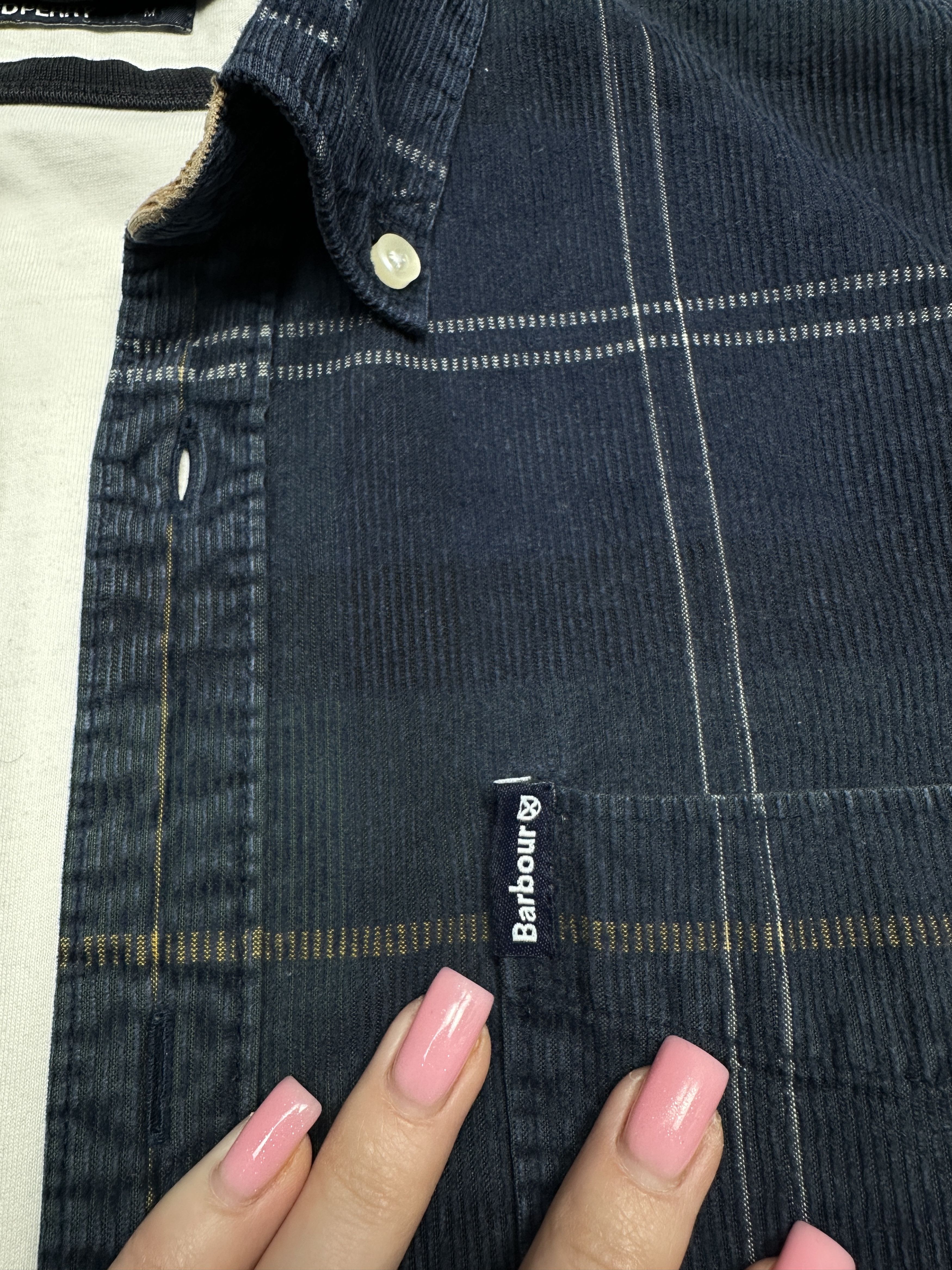 Barbour Barbour Vintage Mens Corduroy Flannel Check Shirt Size US M / EU 48-50 / 2 - 3 Thumbnail