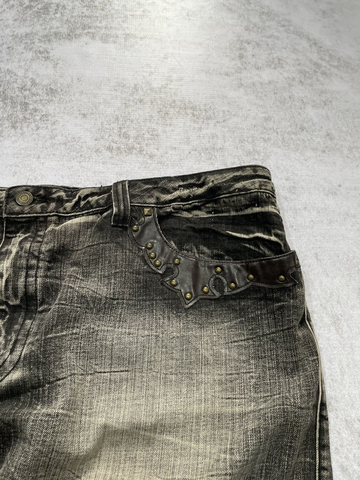 Hysteric Glamour × If Six Was Nine × Le Grande Bleu (L.G.B.) 2000s mini skirt smile line y2k style Size 42" / US 20 - 3 Thumbnail
