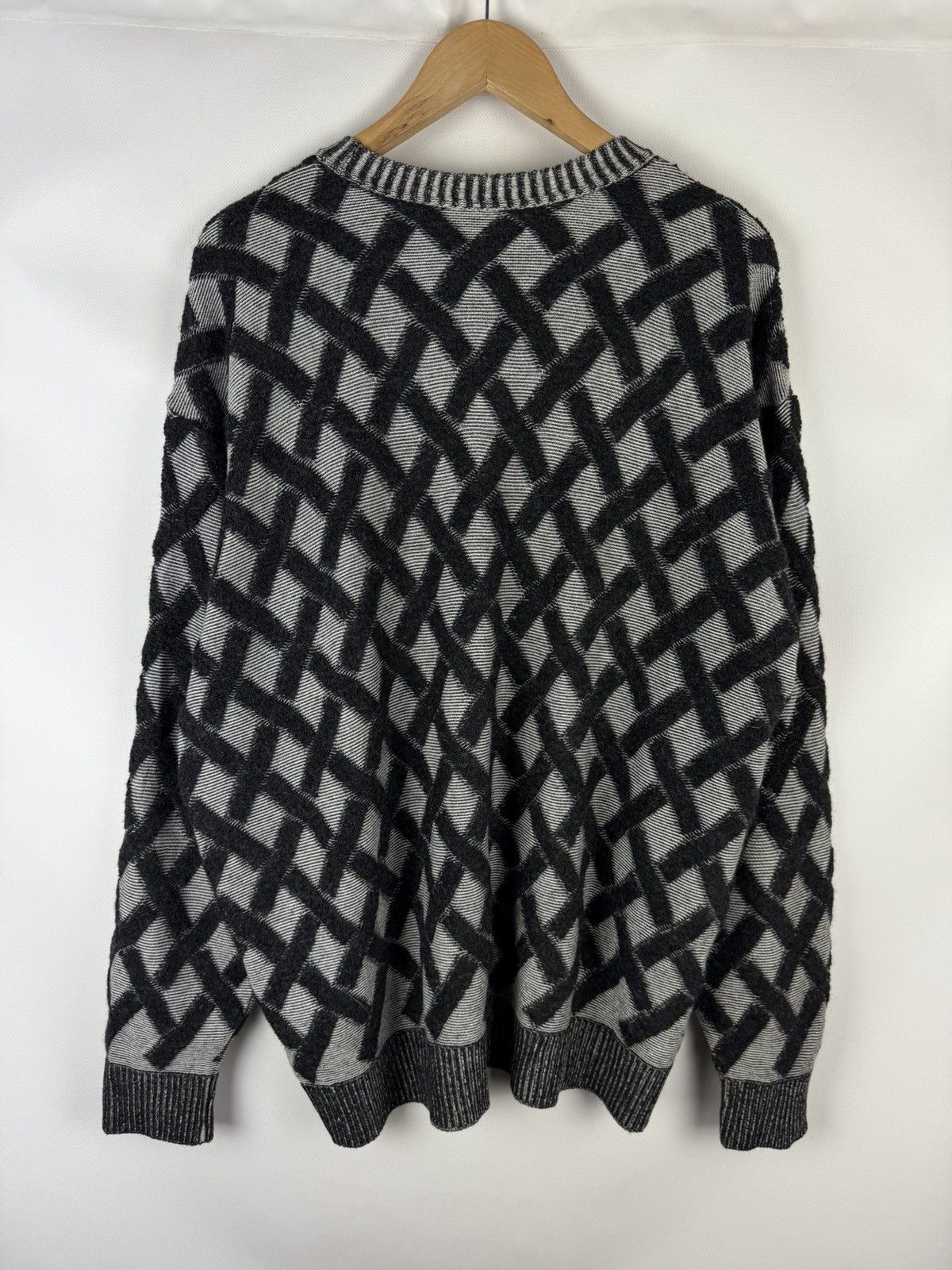 Carlo Colucci Carlo Colucci Cotton Wool Knitted Crewneck Sweater Pullover Size US XL / EU 56 / 4 - 13 Thumbnail