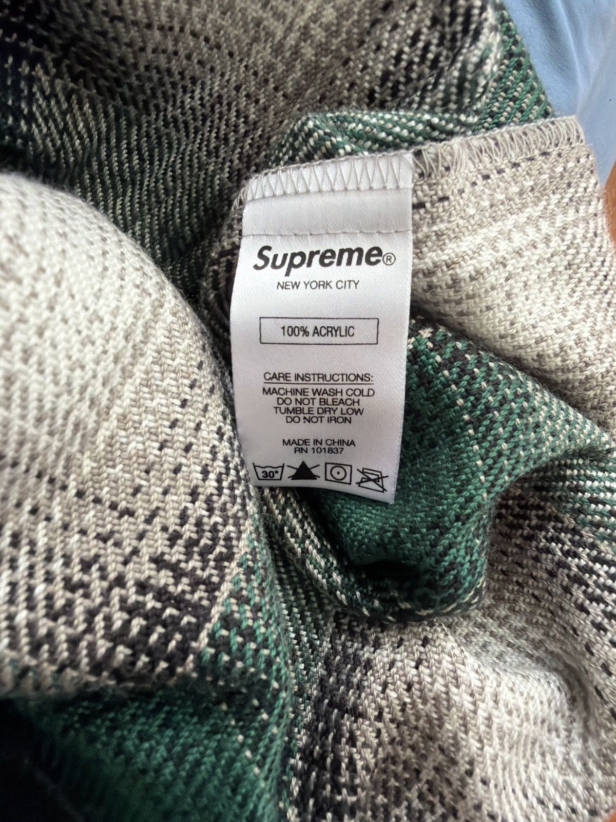 Supreme Supreme Shadow Plaid Bomber Size US M / EU 48-50 / 2 - 6 Thumbnail