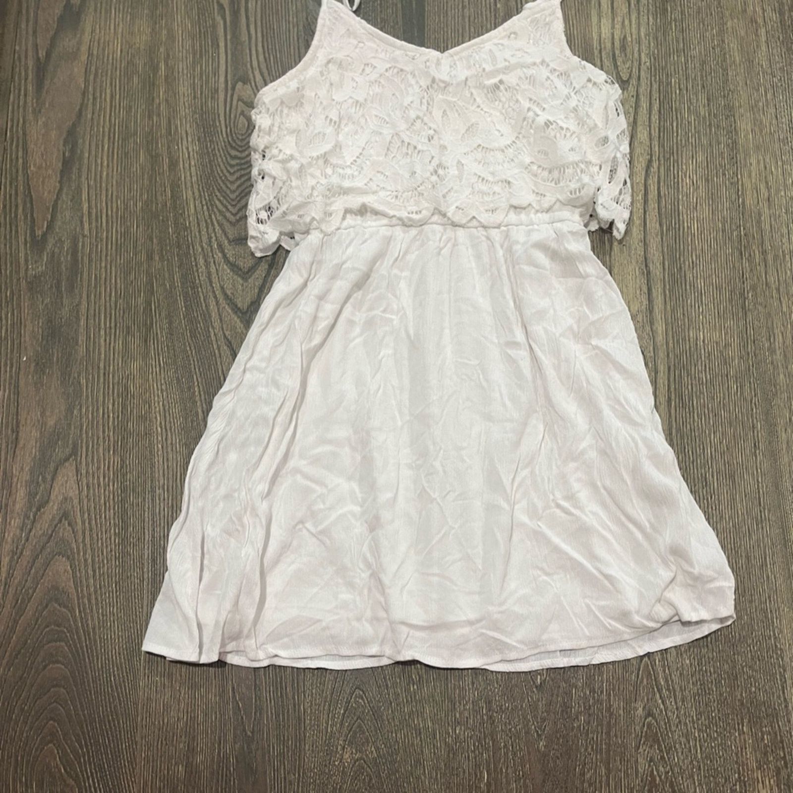 Vintage Maurices Cami Lace Mini Dress V-Neck Adjustable Strap Size S Size S / US 4 / IT 40 - 3 Thumbnail